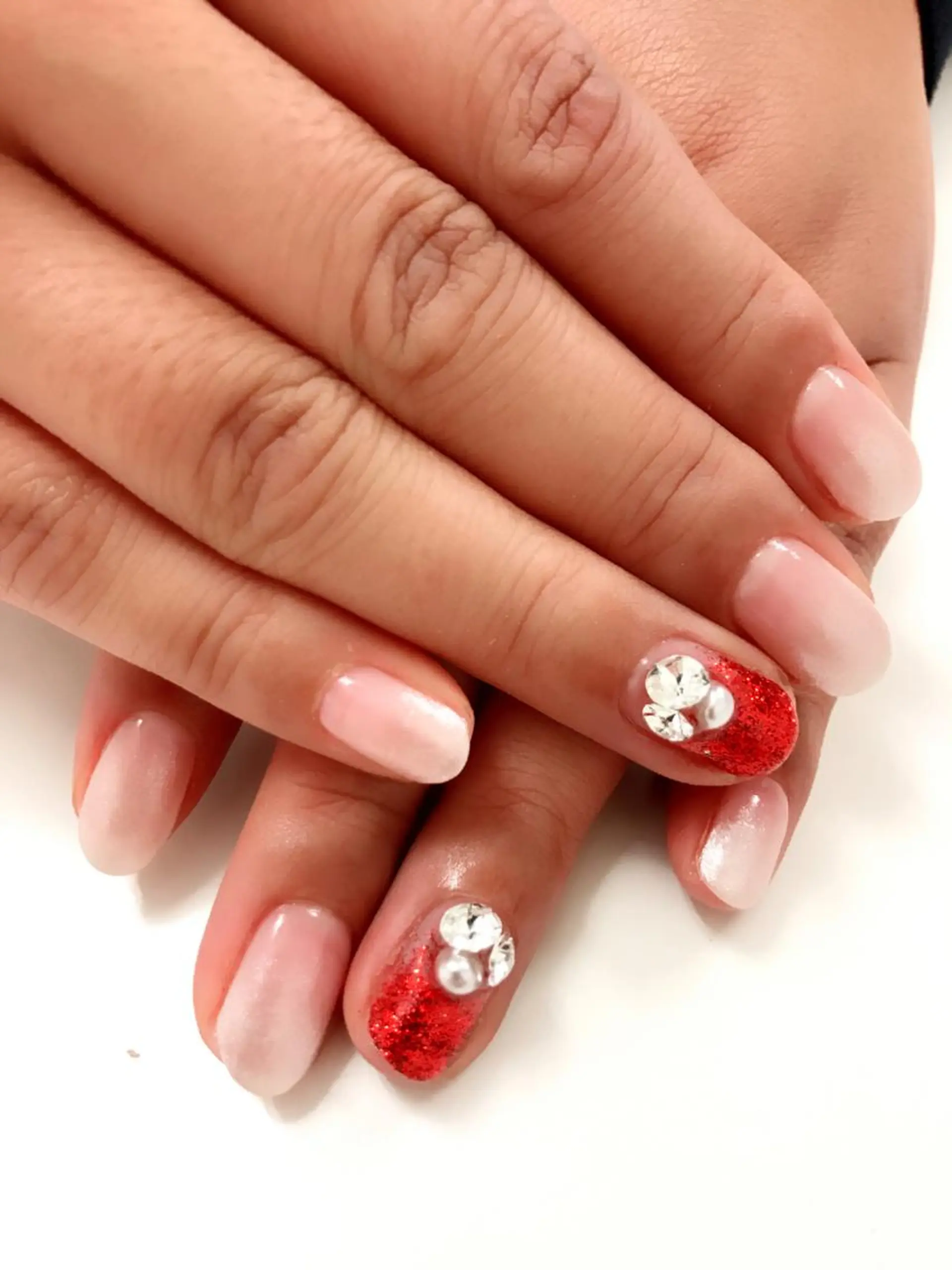 ネイル キラキラネイル ストーンネイル Sunny side nailのネイルデザイン