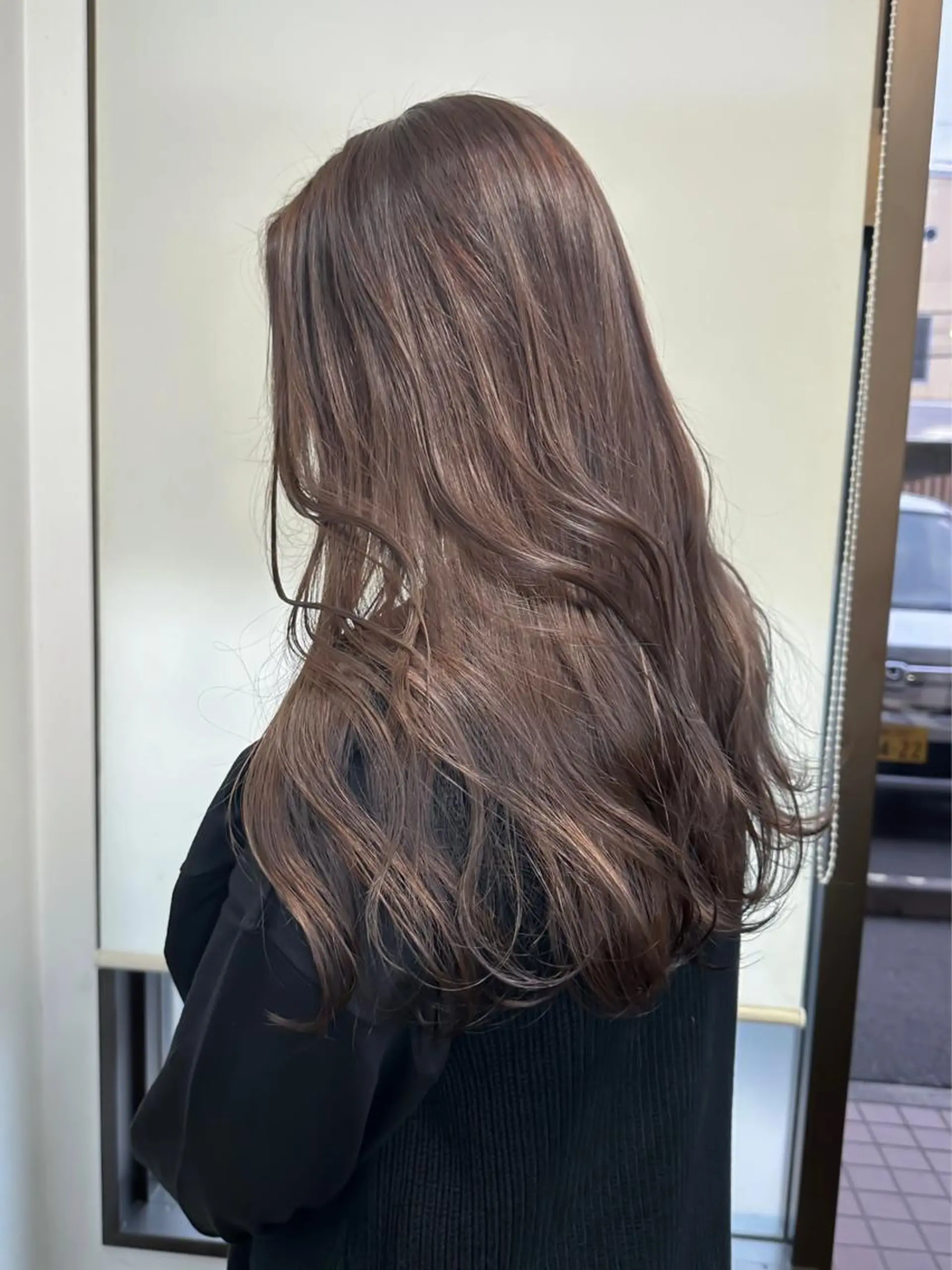ミディアム カラー ハイライトカラー ハイライト カット ヘアカラー トリートメント peg.hair所属・ブリーチカラー🫧 森　凪沙のヘアスタイル