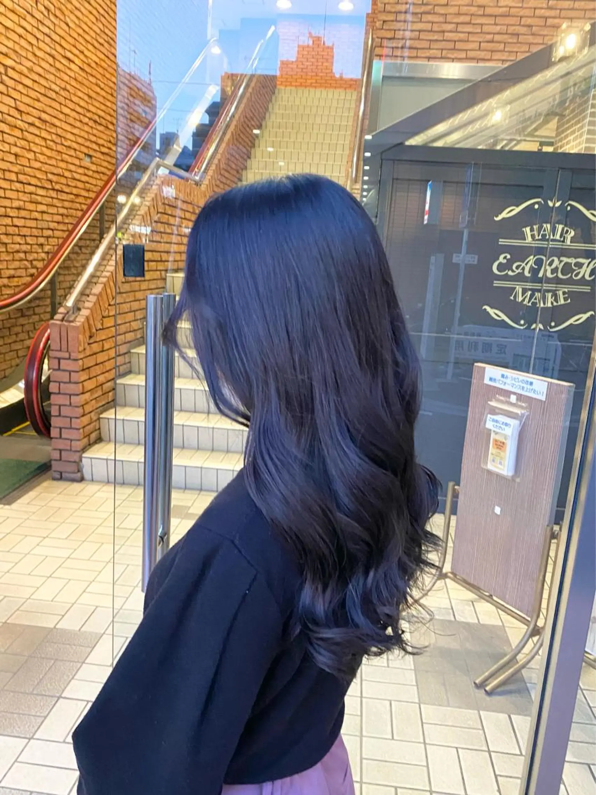 ロング 韓国風ヘア カット ヘアカラー トリートメント motel所属・モデルや芸能人も通う ✨マンツーマンサロンのヘアスタイル