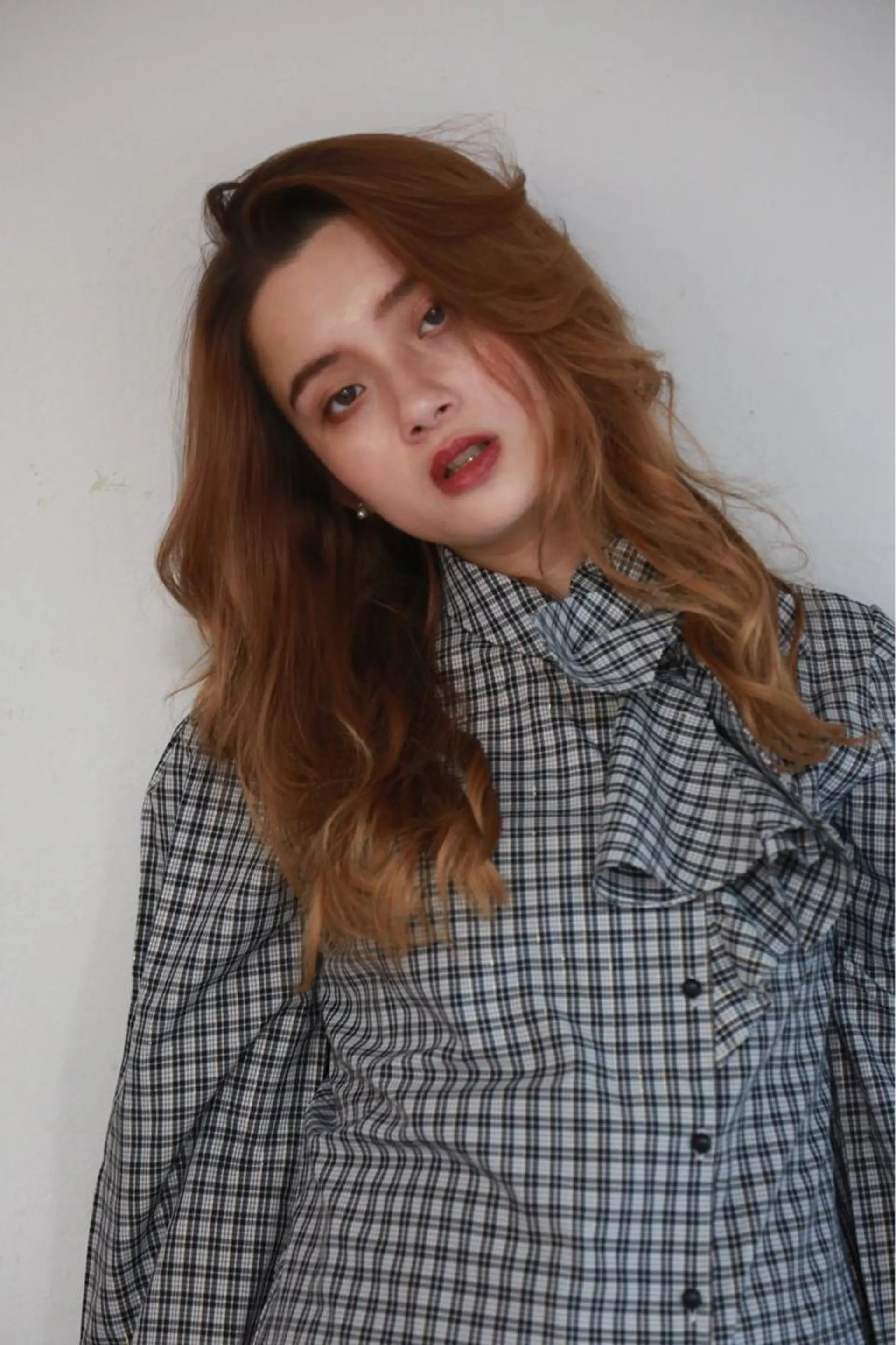 ロング カラー 平 ちひろのヘアスタイル