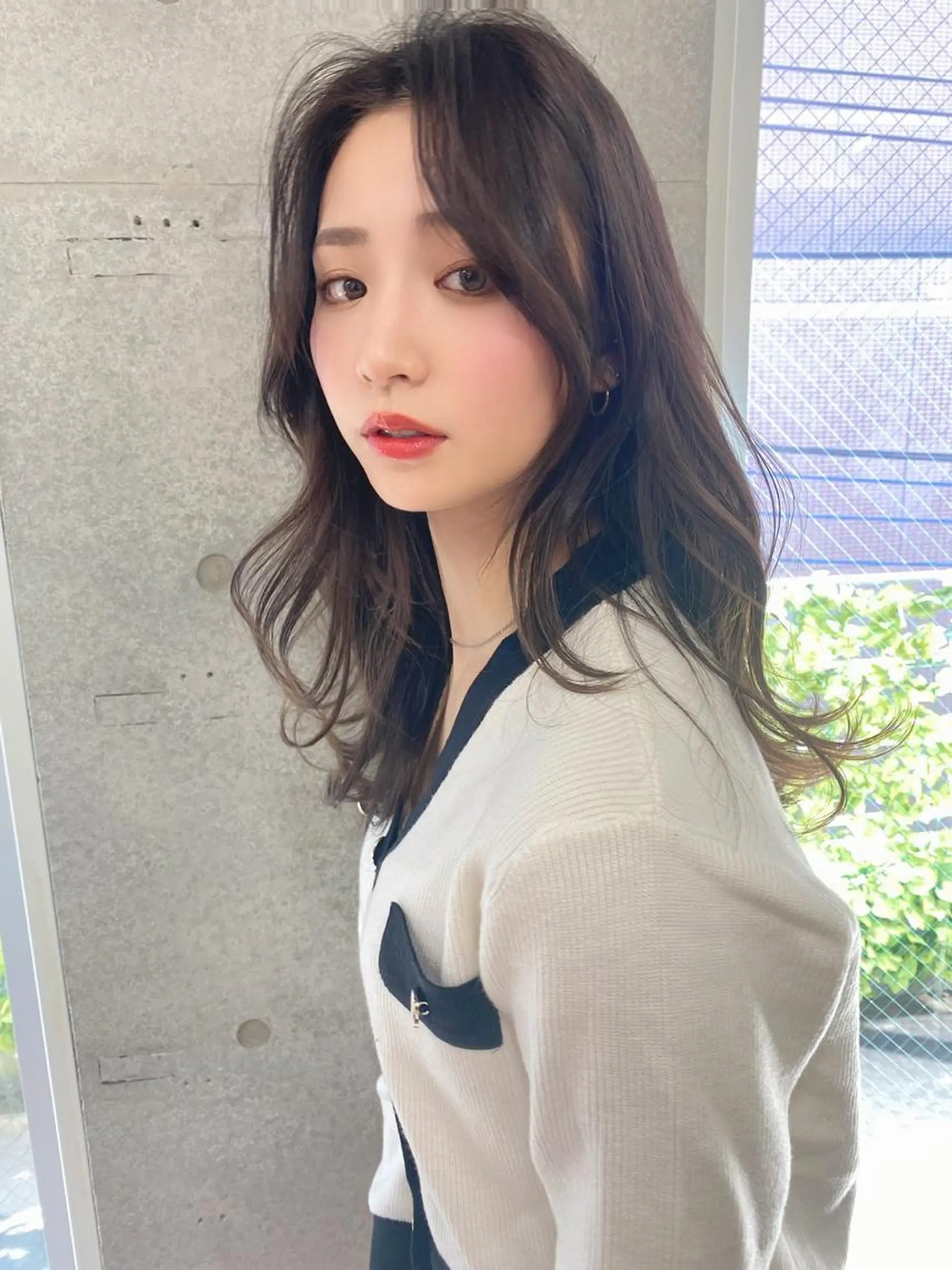 セミロング くびれヘア くびれレイヤー レイヤーカット 似合わせレイヤー 🇰🇷荒木洋文のヘアスタイル