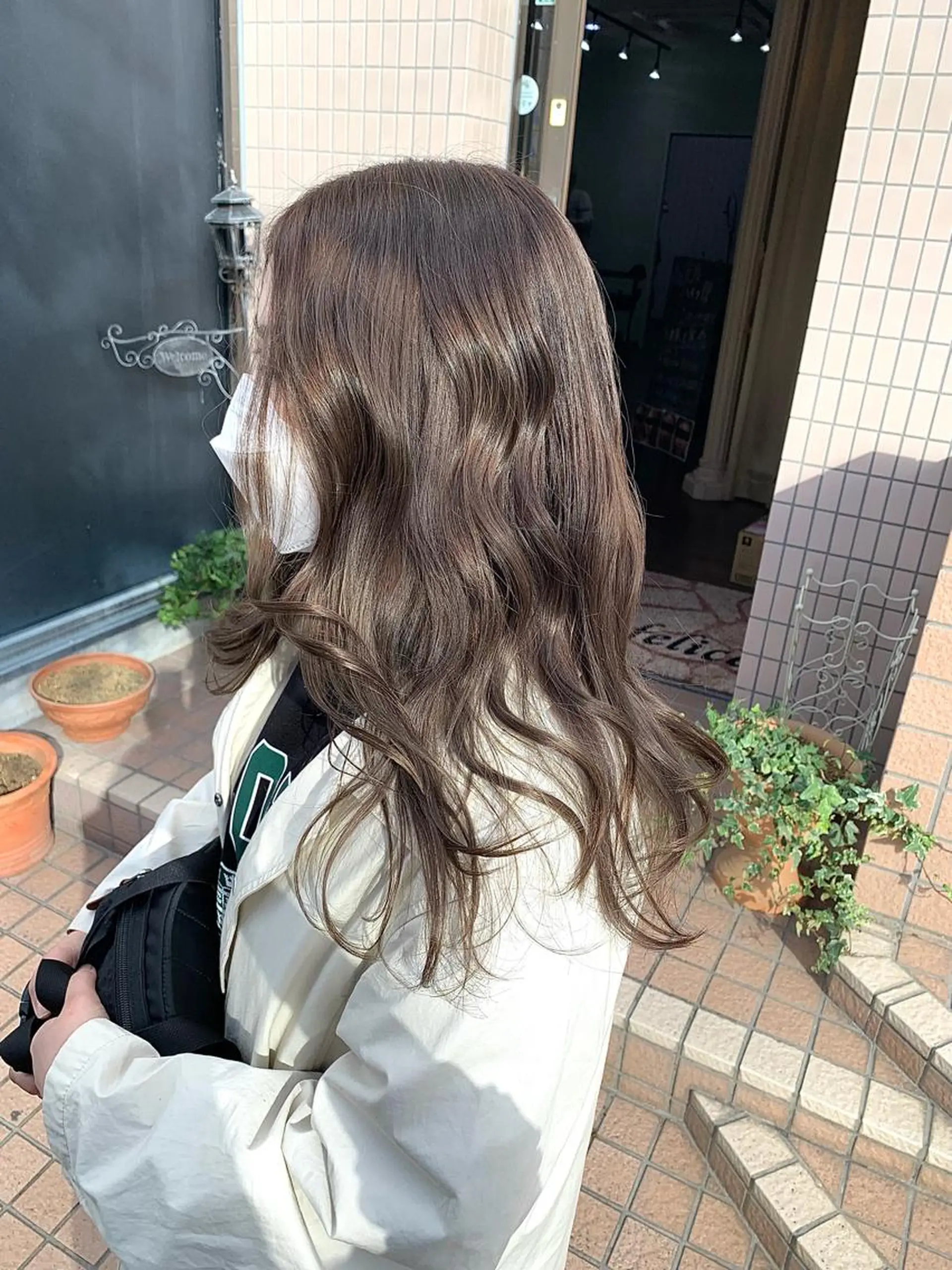 ロング カラー ブリーチ グレージュ Lunapiena所属・Lunapiena 🫧ナナのヘアスタイル