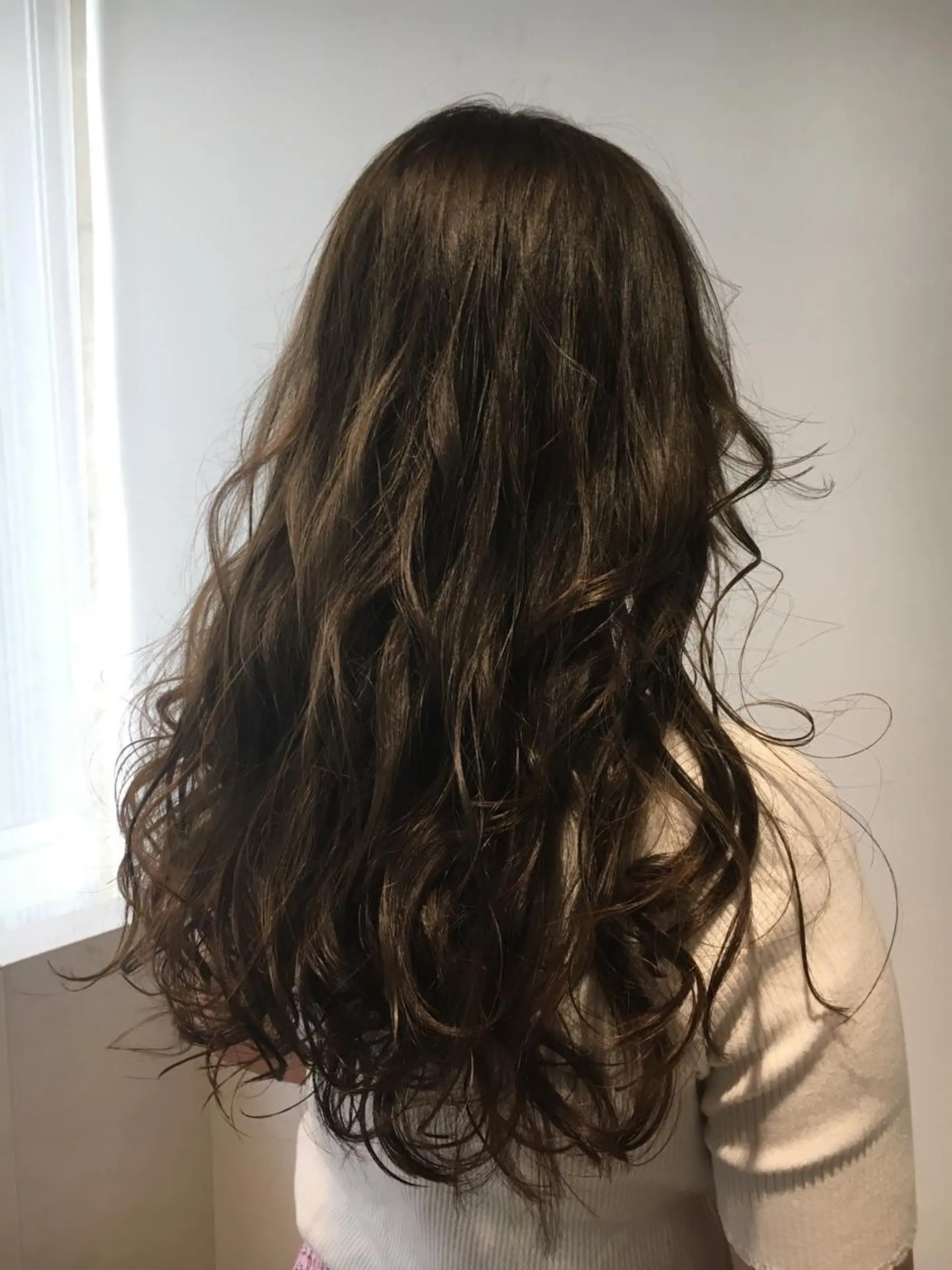 ロング カラー ブルーカラー イルミナカラー ミント カット ヘアカラー トリートメント 髪質改善ULTOWA ✨松井　美幸のヘアスタイル