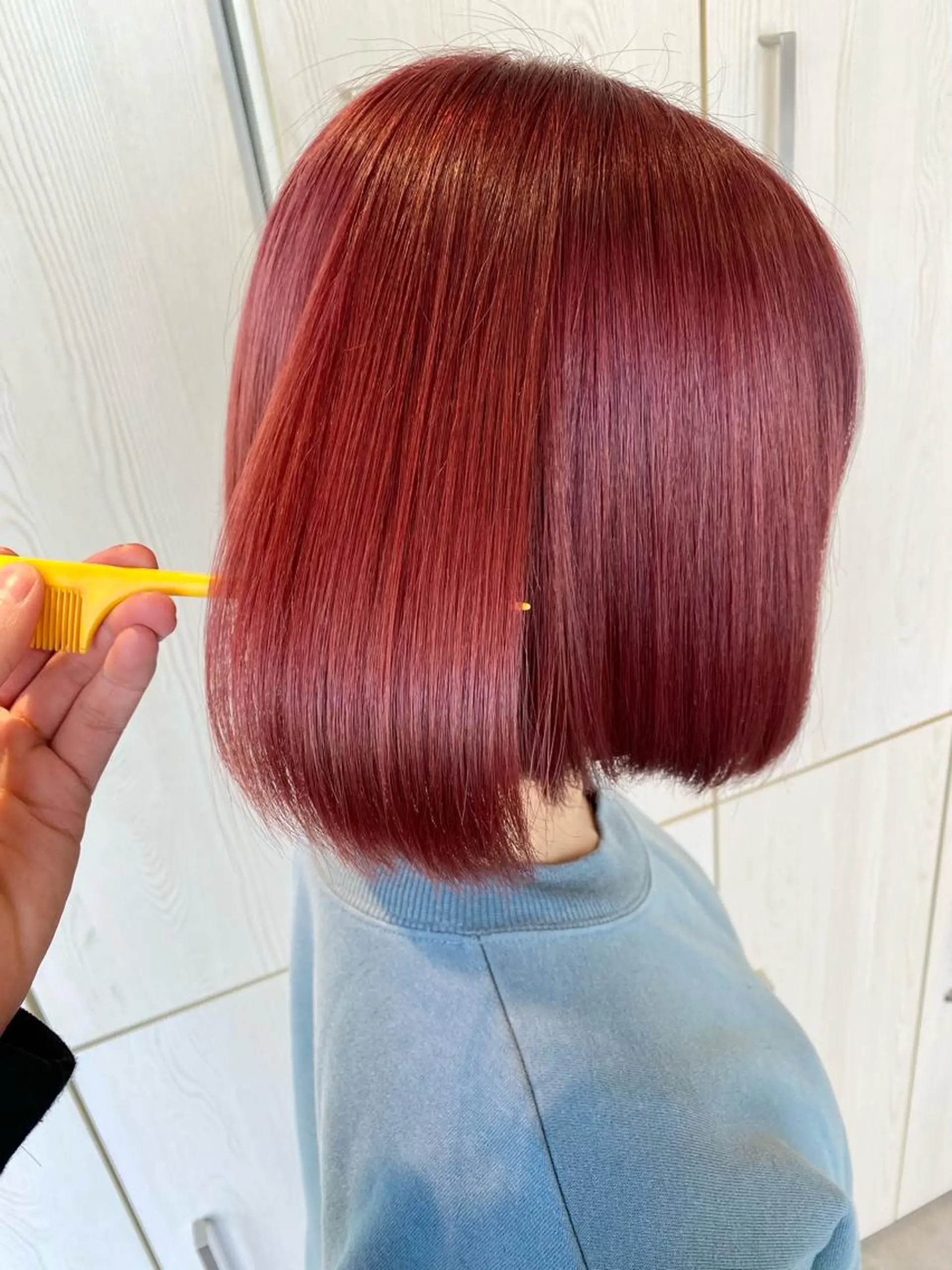 ショート カラー レッドカラー カット ヘアカラー トリートメント Masena所属・🍁中川 慎之介🍁のヘアスタイル