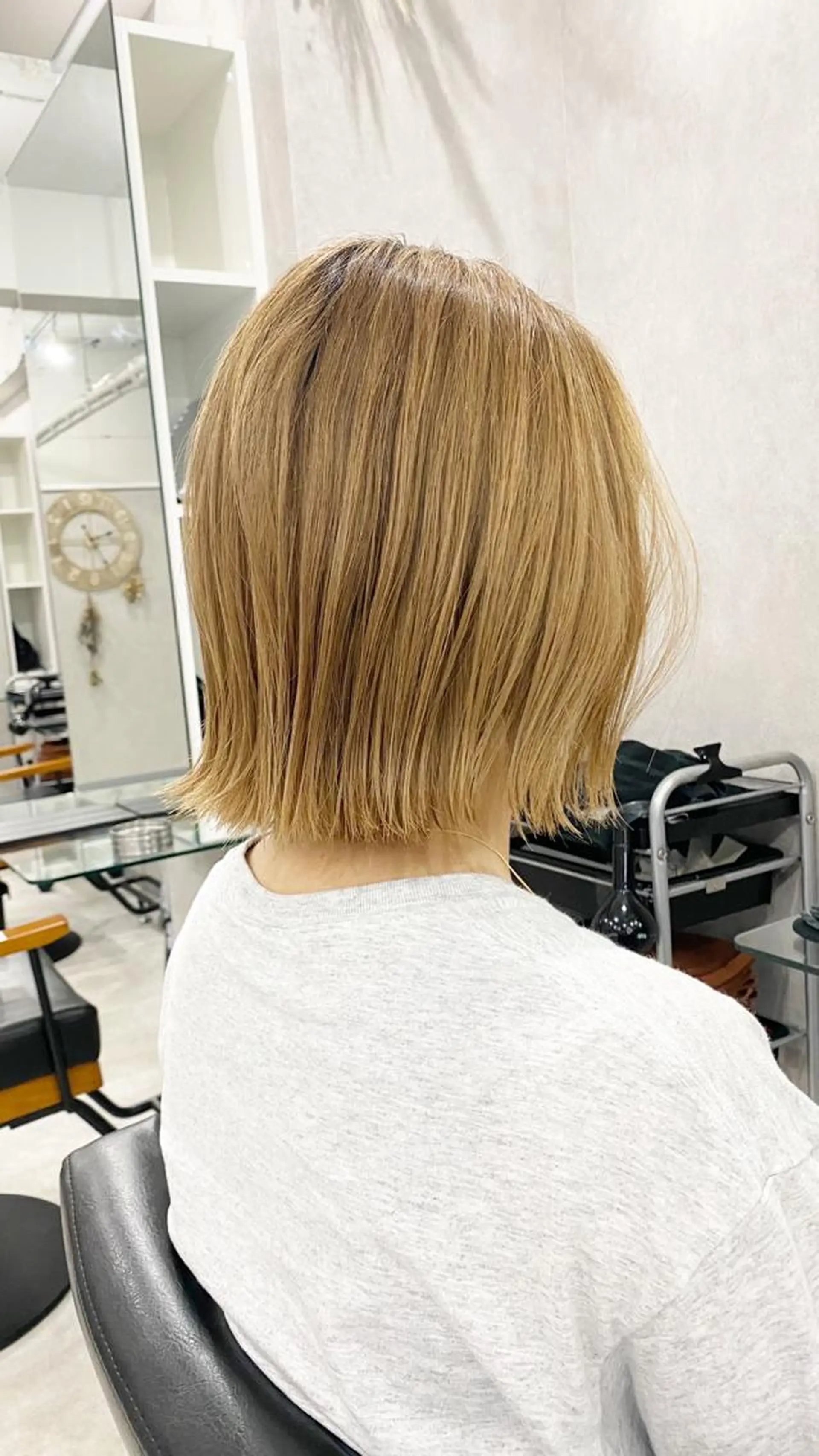 ミディアム エリュ所属・⭐️ショート⭐️美髪 矯正⭐️水口陸のヘアスタイル