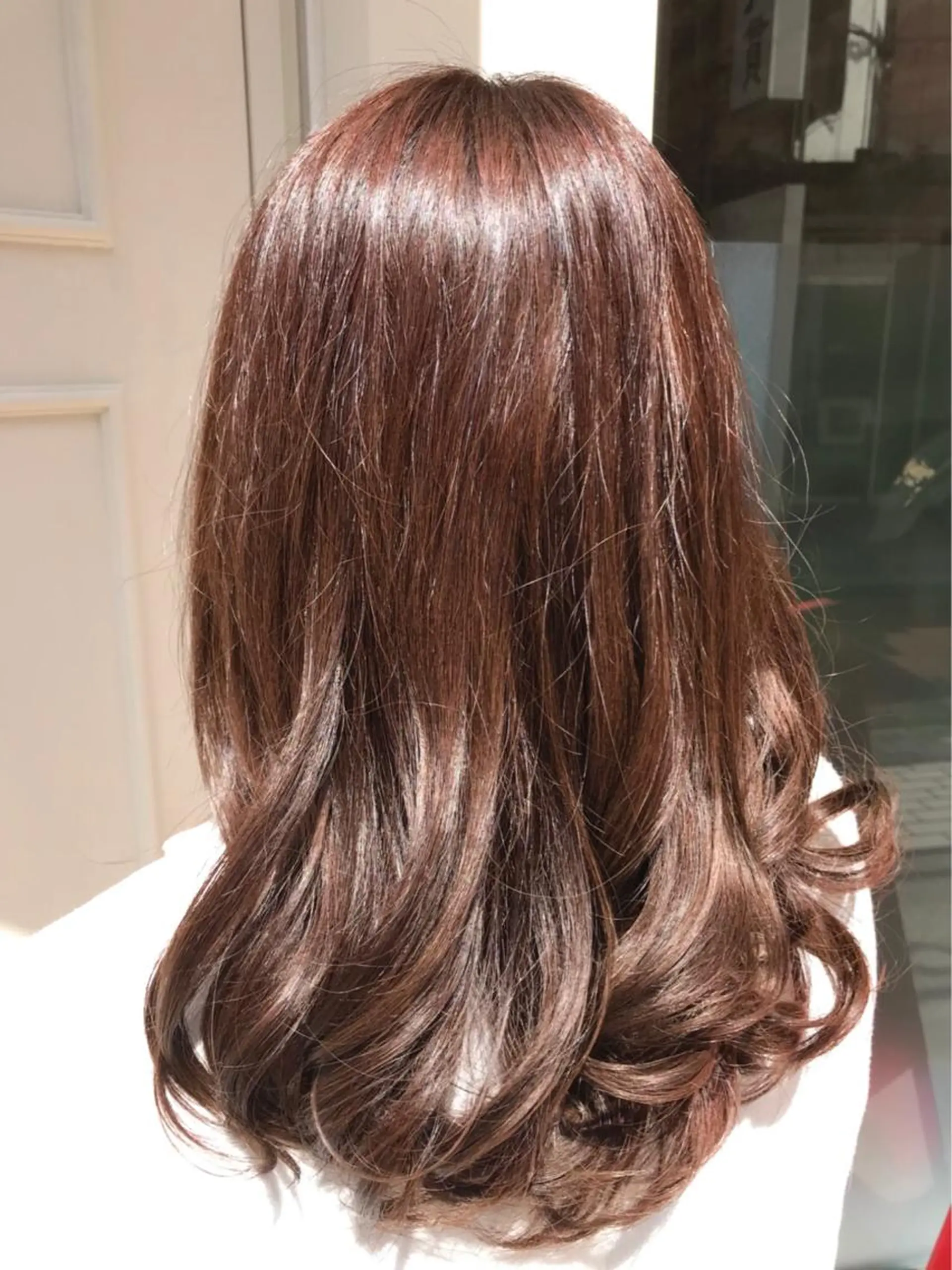 ミディアム カラー ピンクカラー 💈Blanco💈 カラー&ケア🌈のヘアスタイル
