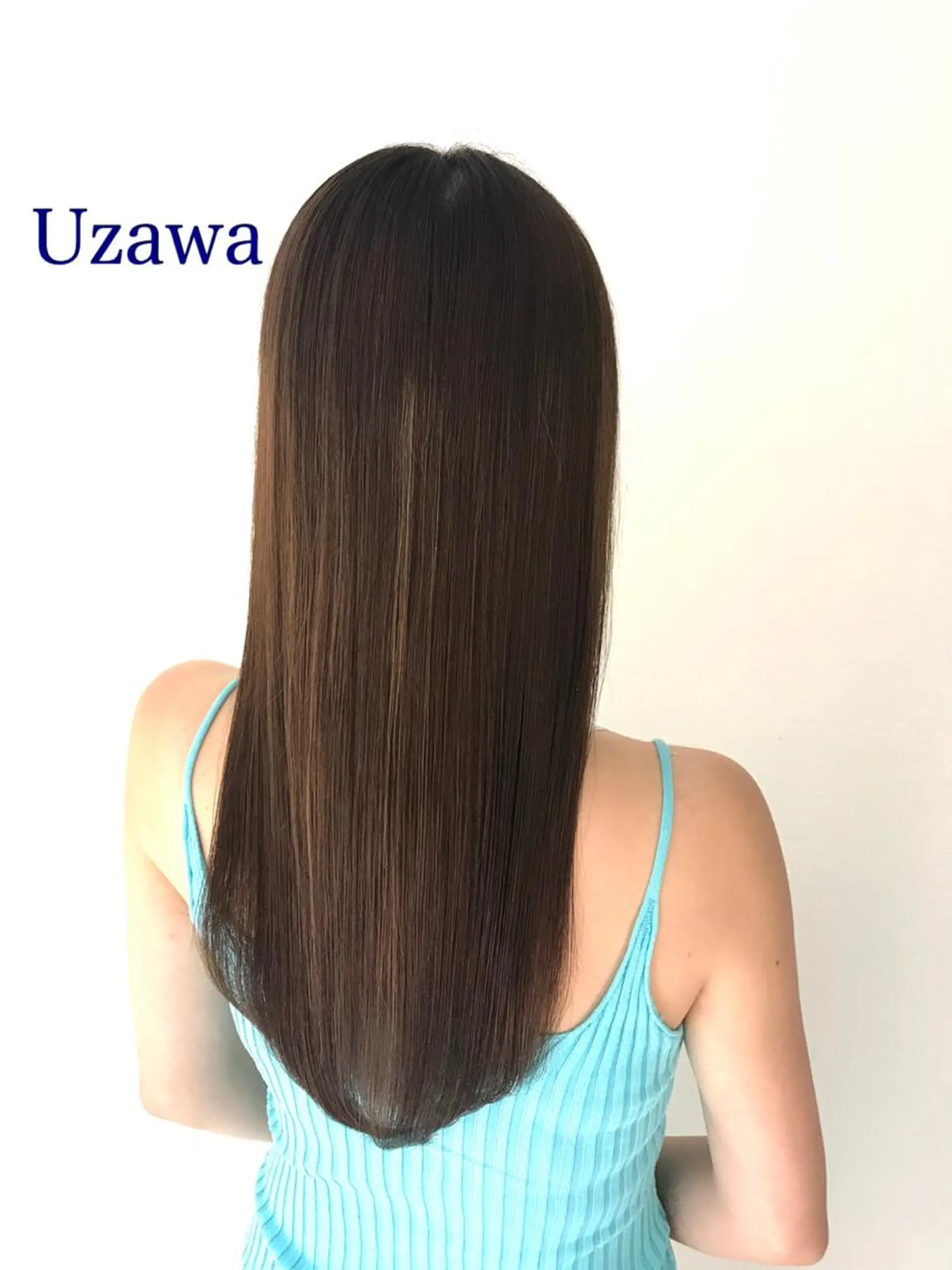 ロング カラー ヘアアレンジ アクアカラー 髪質改善 トリートメント 🌈ハイトーン髪質改 善🌈polon🌟のヘアスタイル