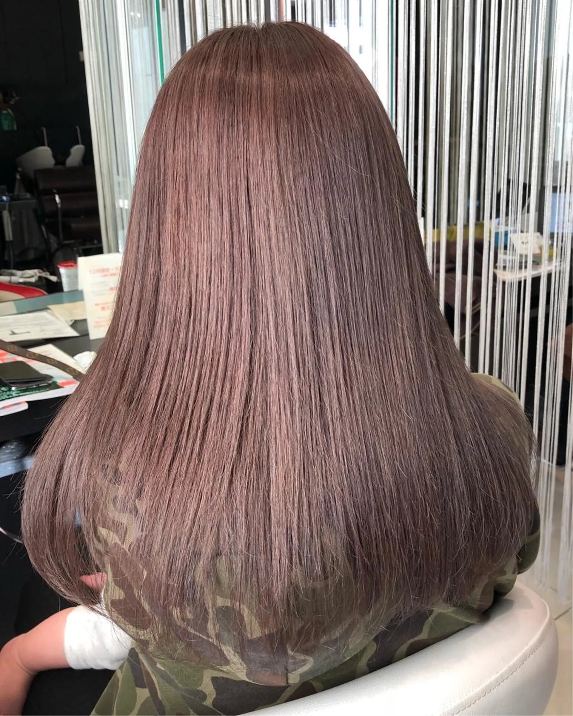 ミディアム カラー ヘアアレンジ ピンクカラー ヘアカラー トリートメント U&i所属・大塚 貴之のヘアスタイル