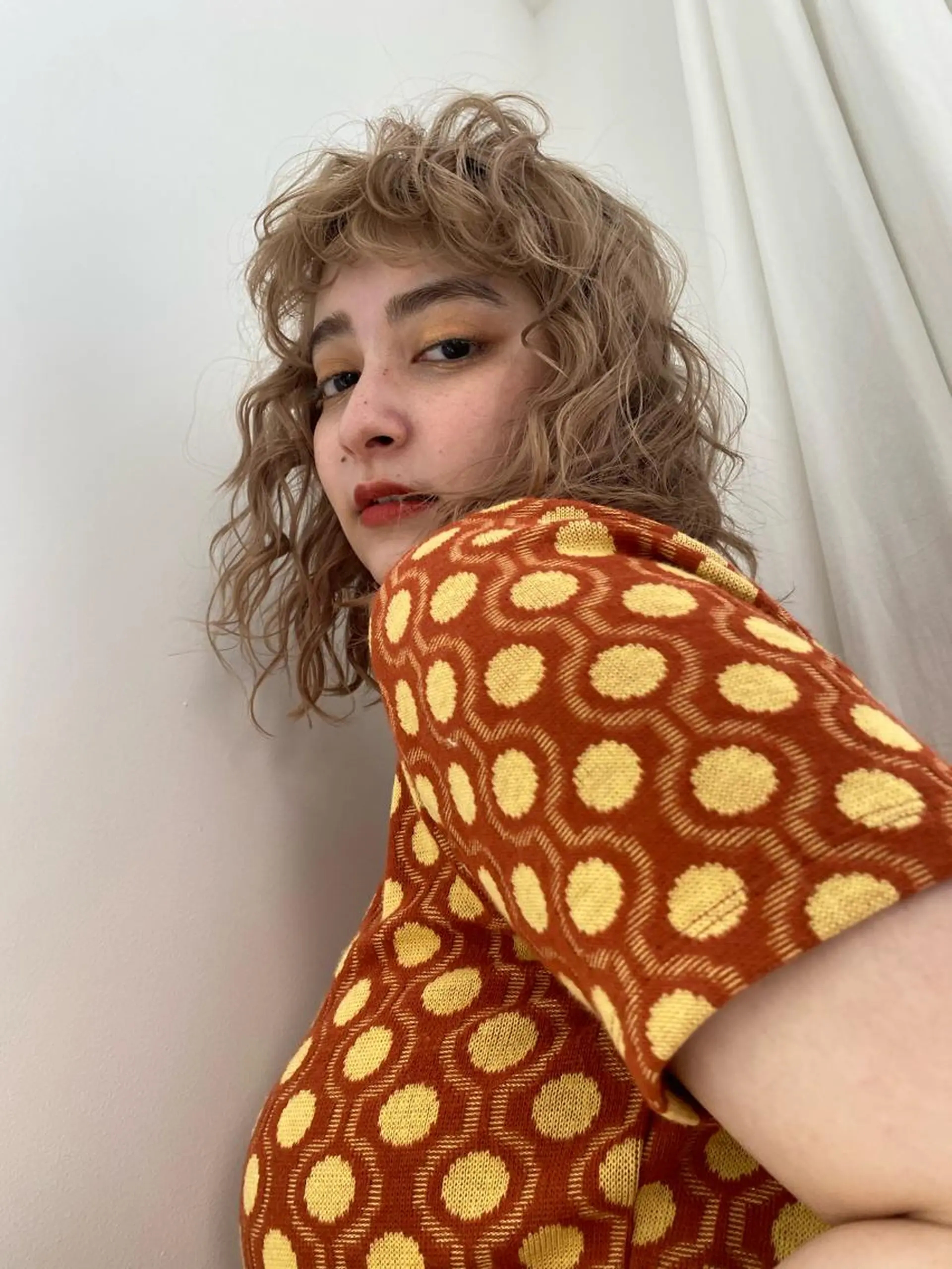 ミディアム カラー パーマ Nancy所属・束感まつげ❤︎ あみのマツエク・マツパデザイン