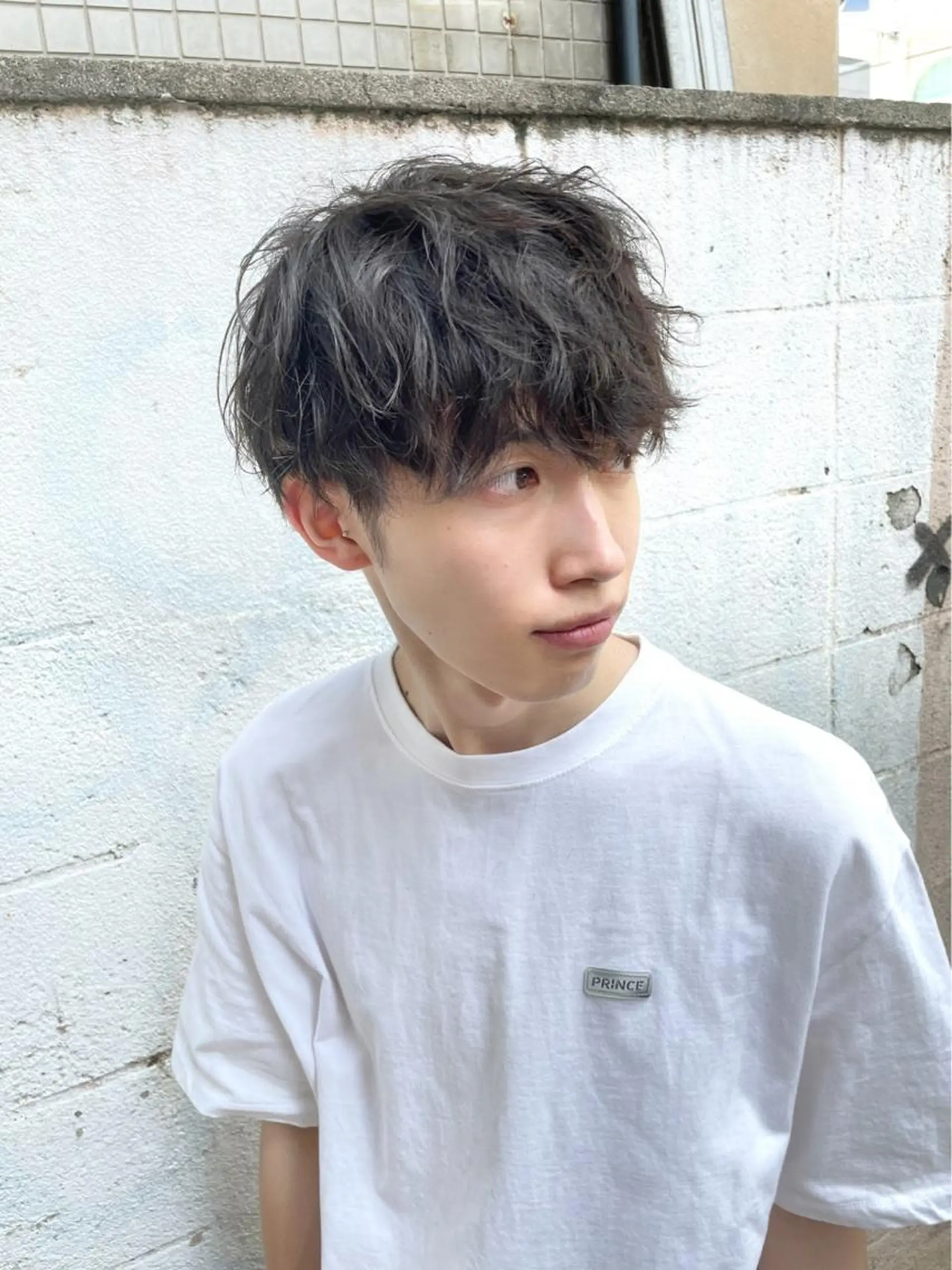 ミディアム 渋谷 ミモザワークス タニグチヨシユキのヘアスタイル