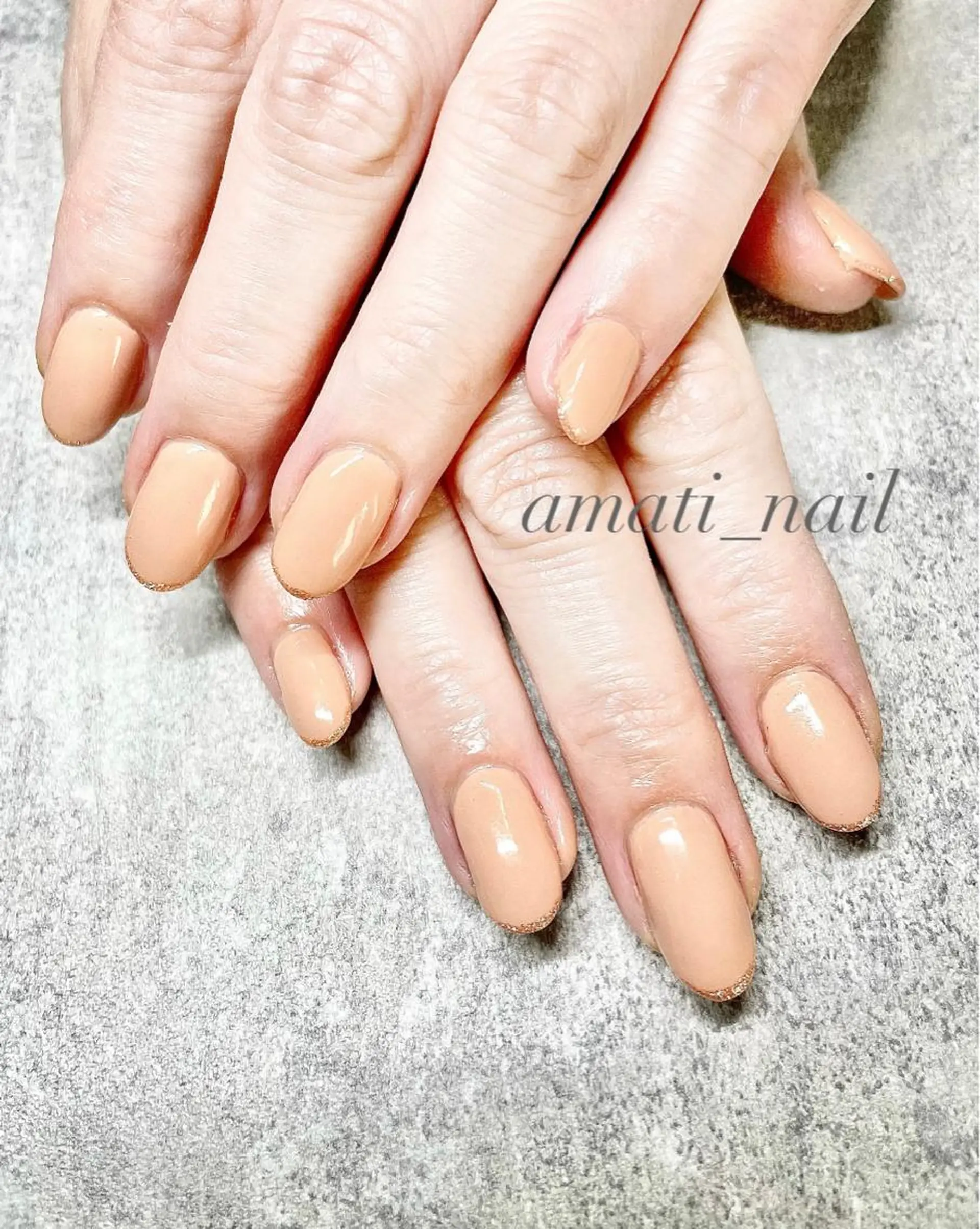ネイル フレンチネイル ワンカラーネイル 春ネイル ハンドネイル amati_nail TAKAKOのネイルデザイン