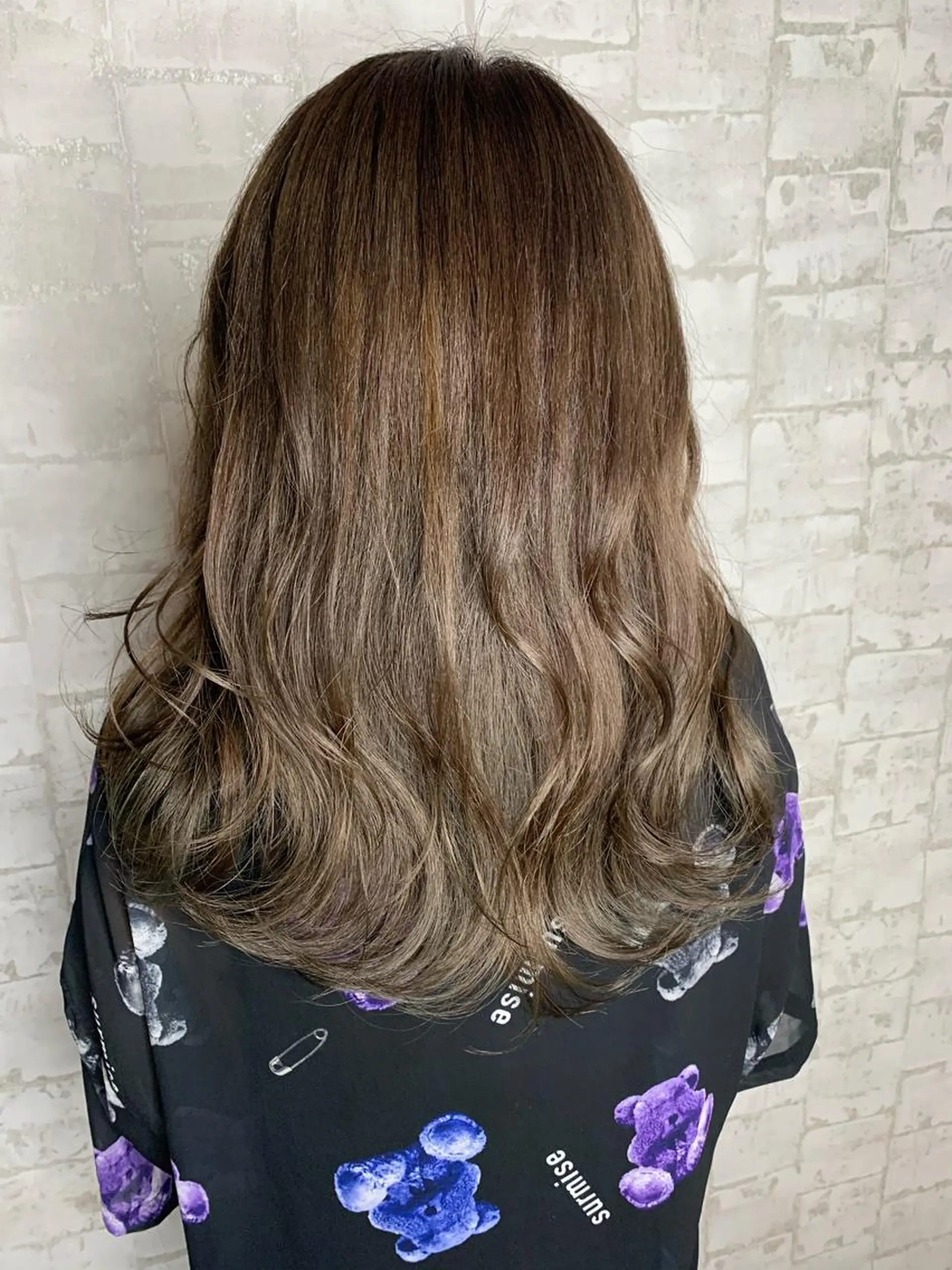 ロング カラー カット ヘアカラー トリートメント 船津武俊 フナツタケトシのヘアスタイル