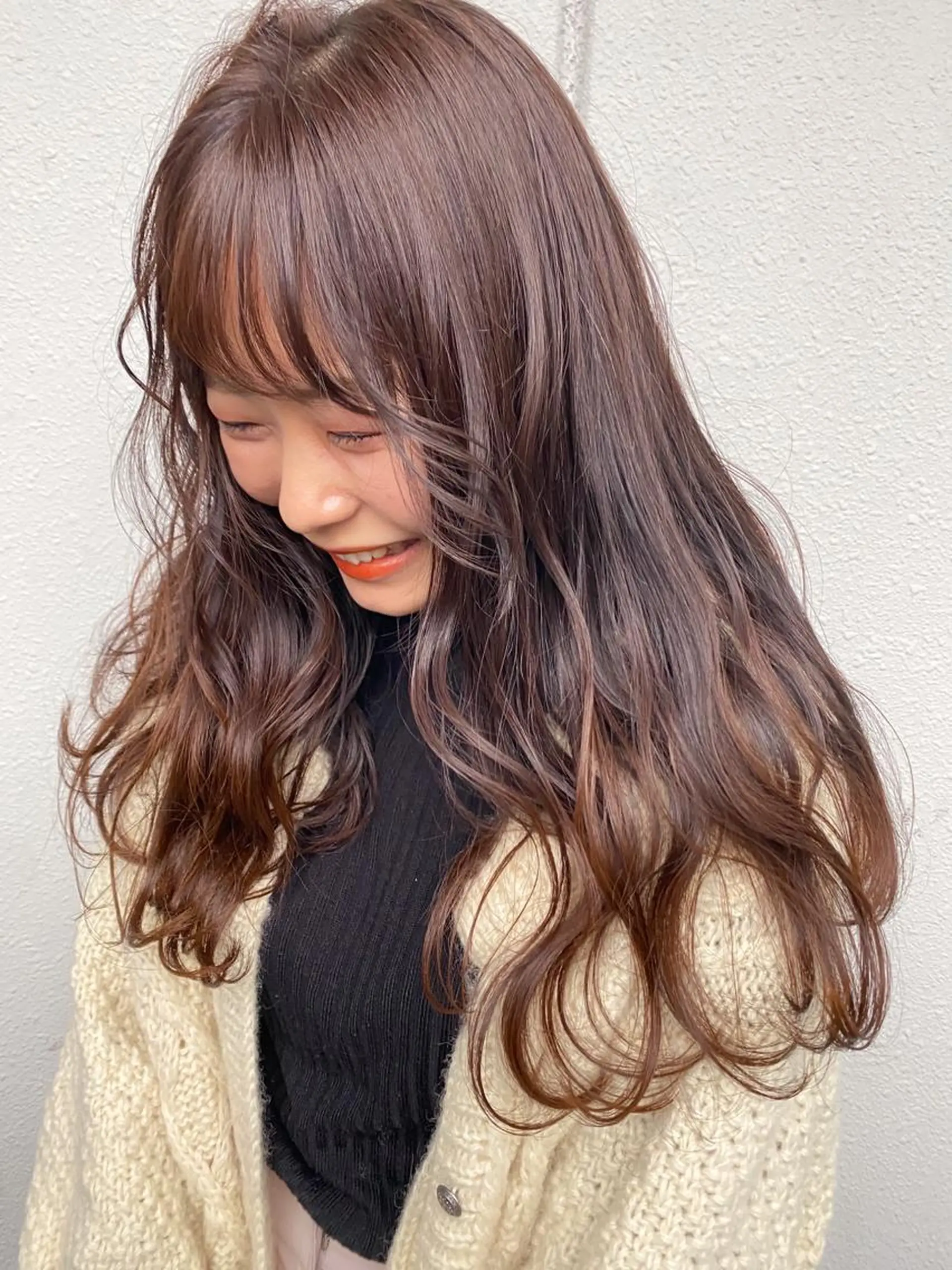 ロング カラー ブラウンカラー チョコレートブラウン ♡manami ♡のヘアスタイル