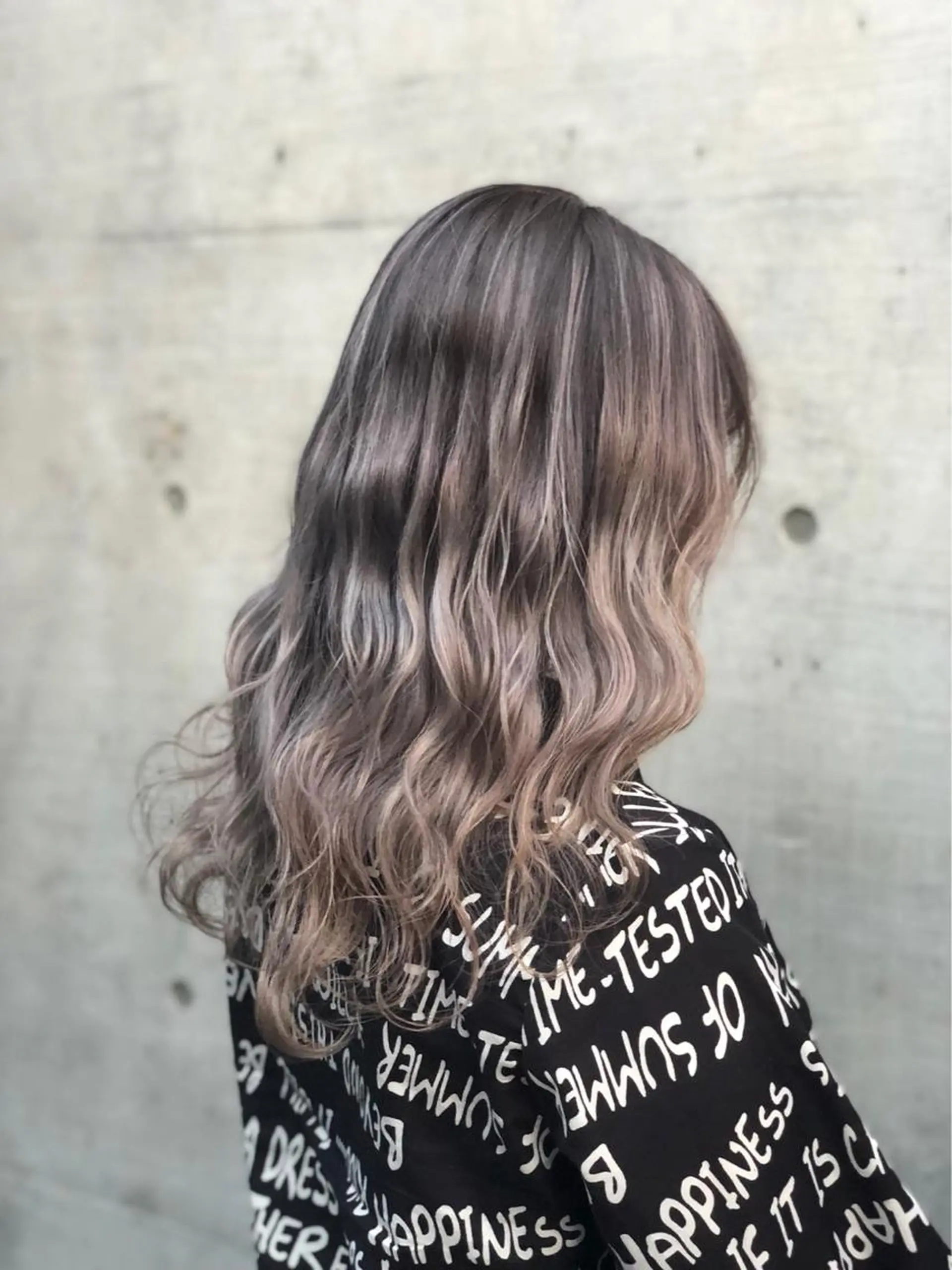 ロング カラー ✨ブリーチなしカラー ×髪質改善✨松村 潤のヘアスタイル