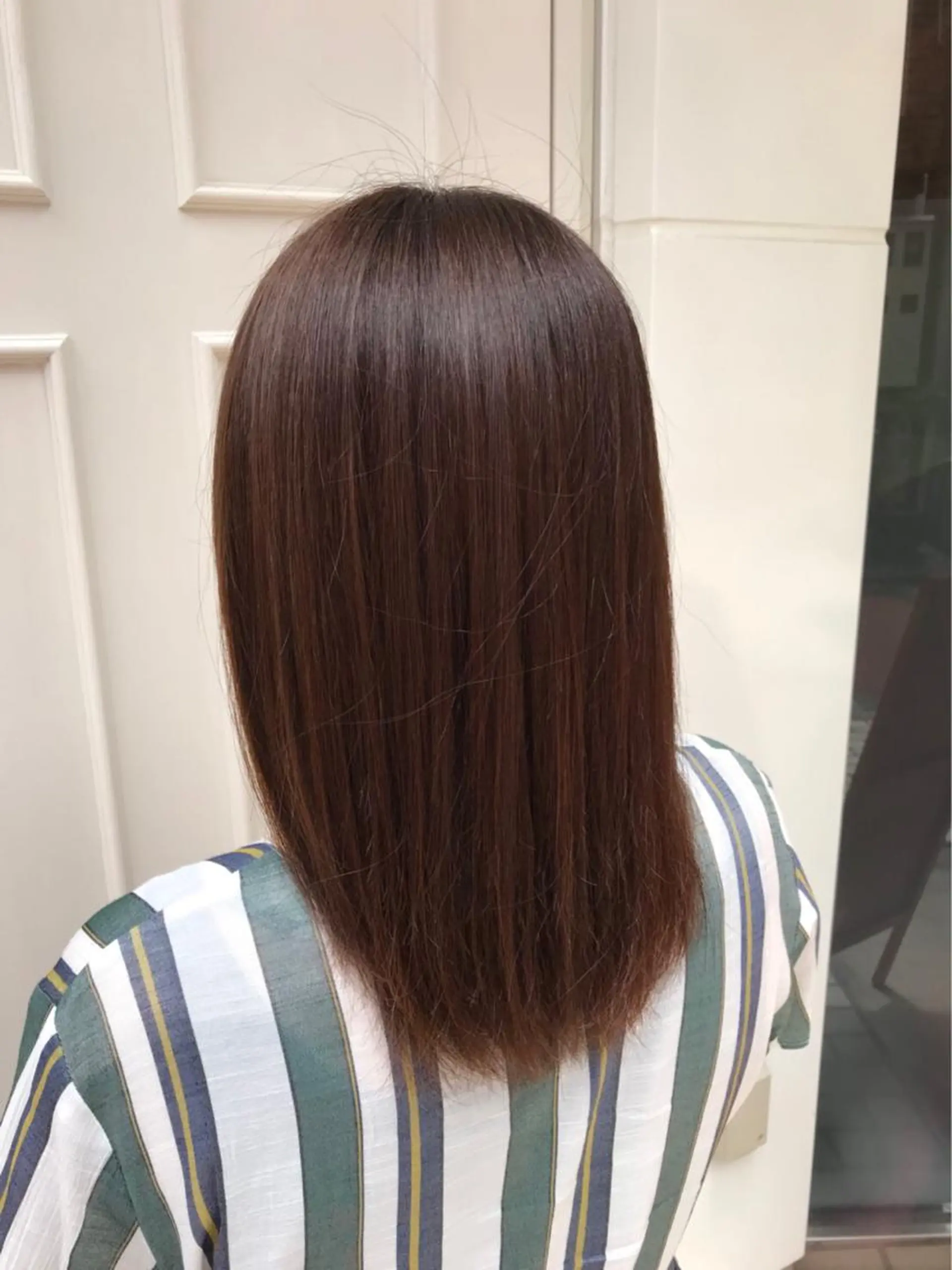 ミディアム カラー ベージュカラー コーラルベージュ 💈Blanco💈 カラー&ケア🌈のヘアスタイル
