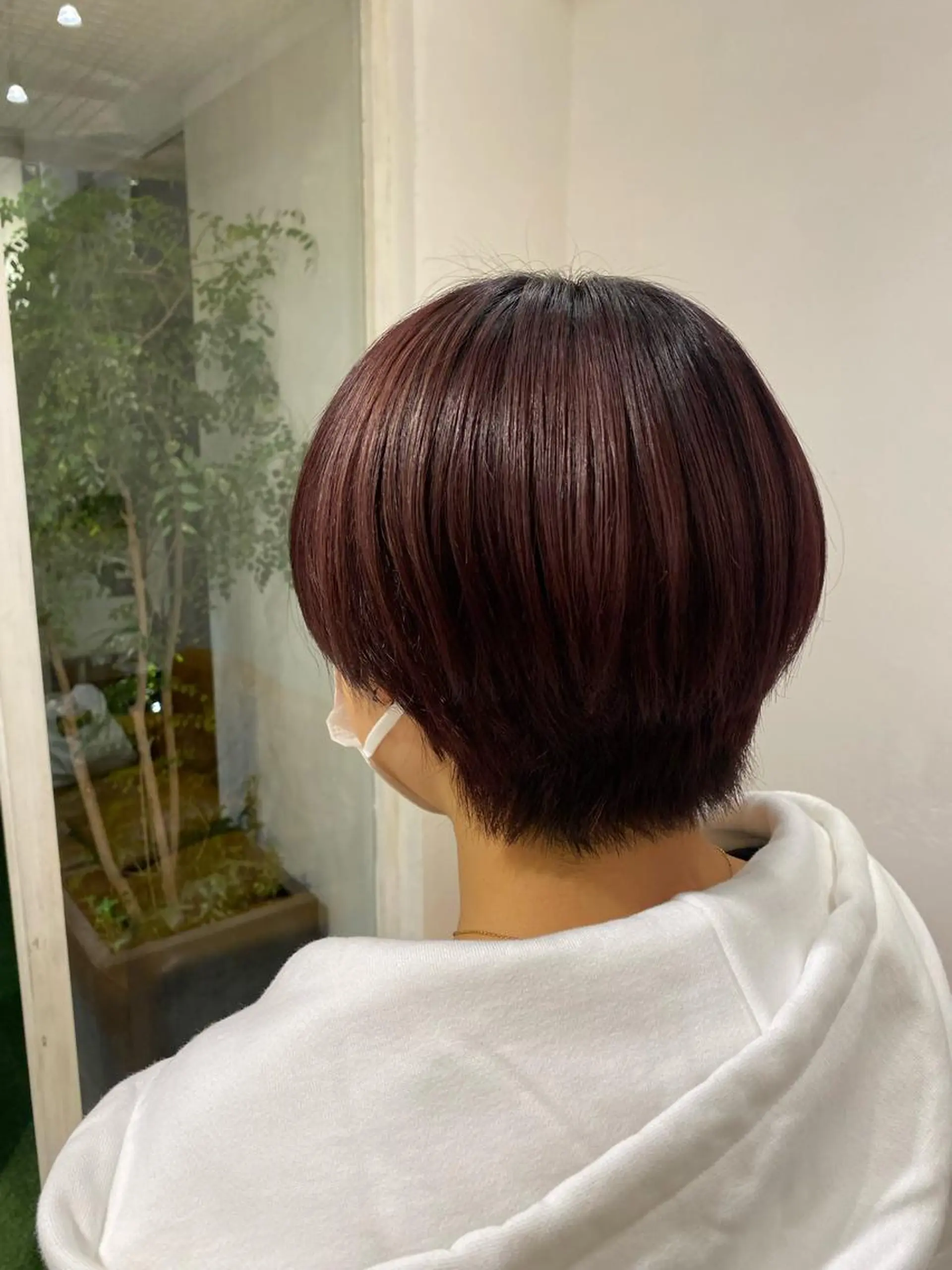 ショート カラー しまだ みゆのヘアスタイル