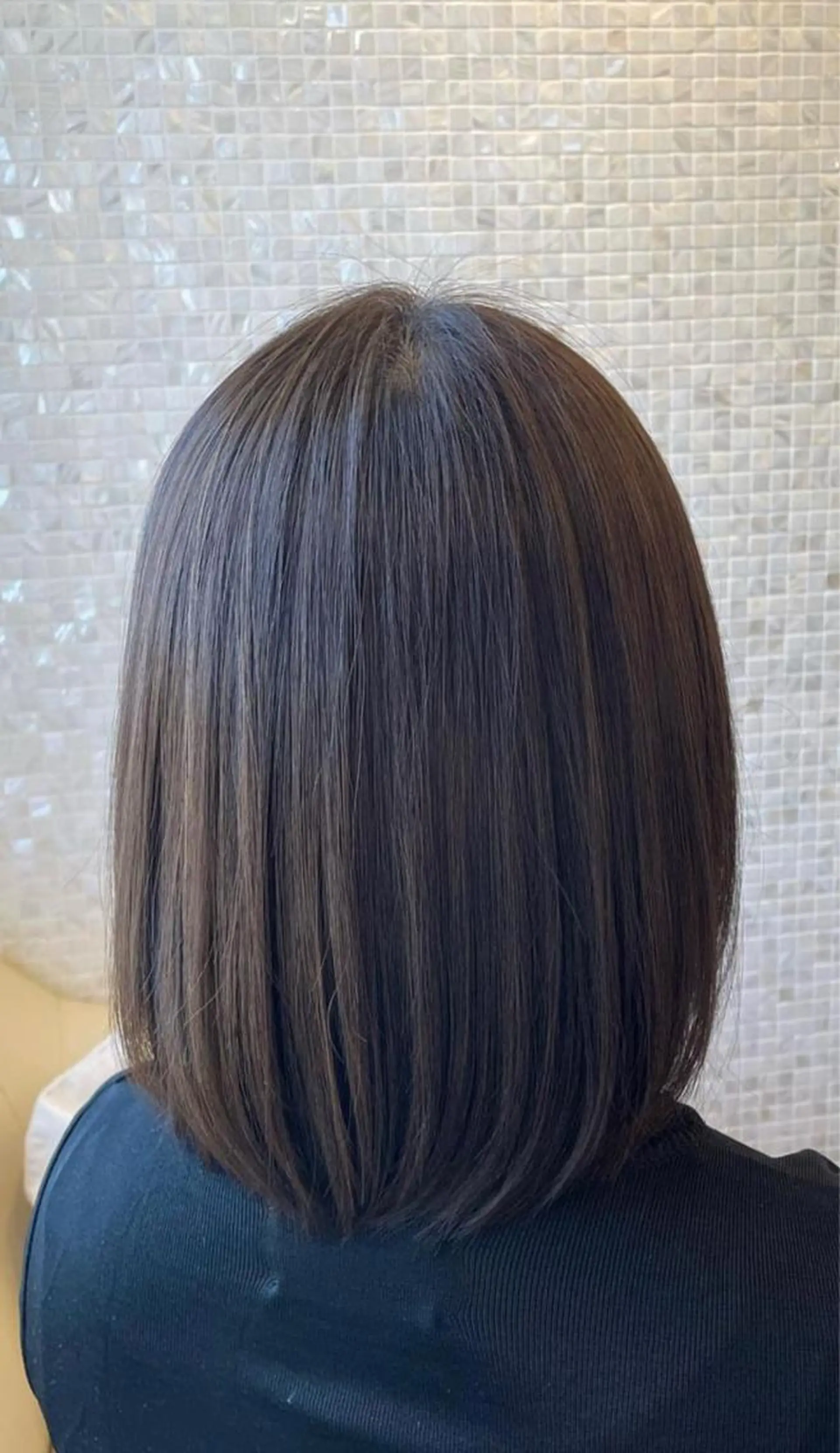 セミロング 髪質改善 💎場所分かりづらい サユリ美容室💎のヘアスタイル