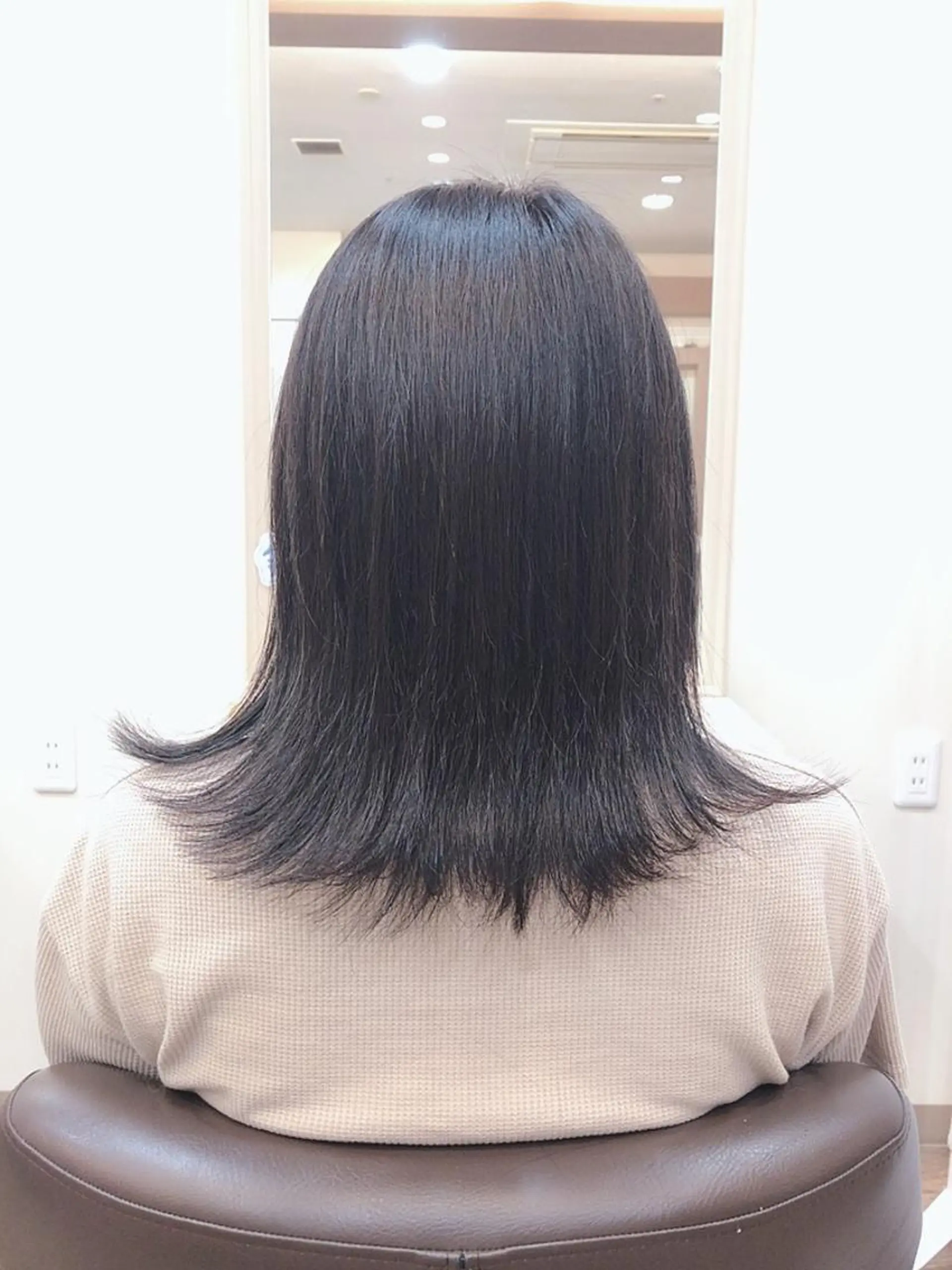 セミロング 学生 sawa tamaeのヘアスタイル