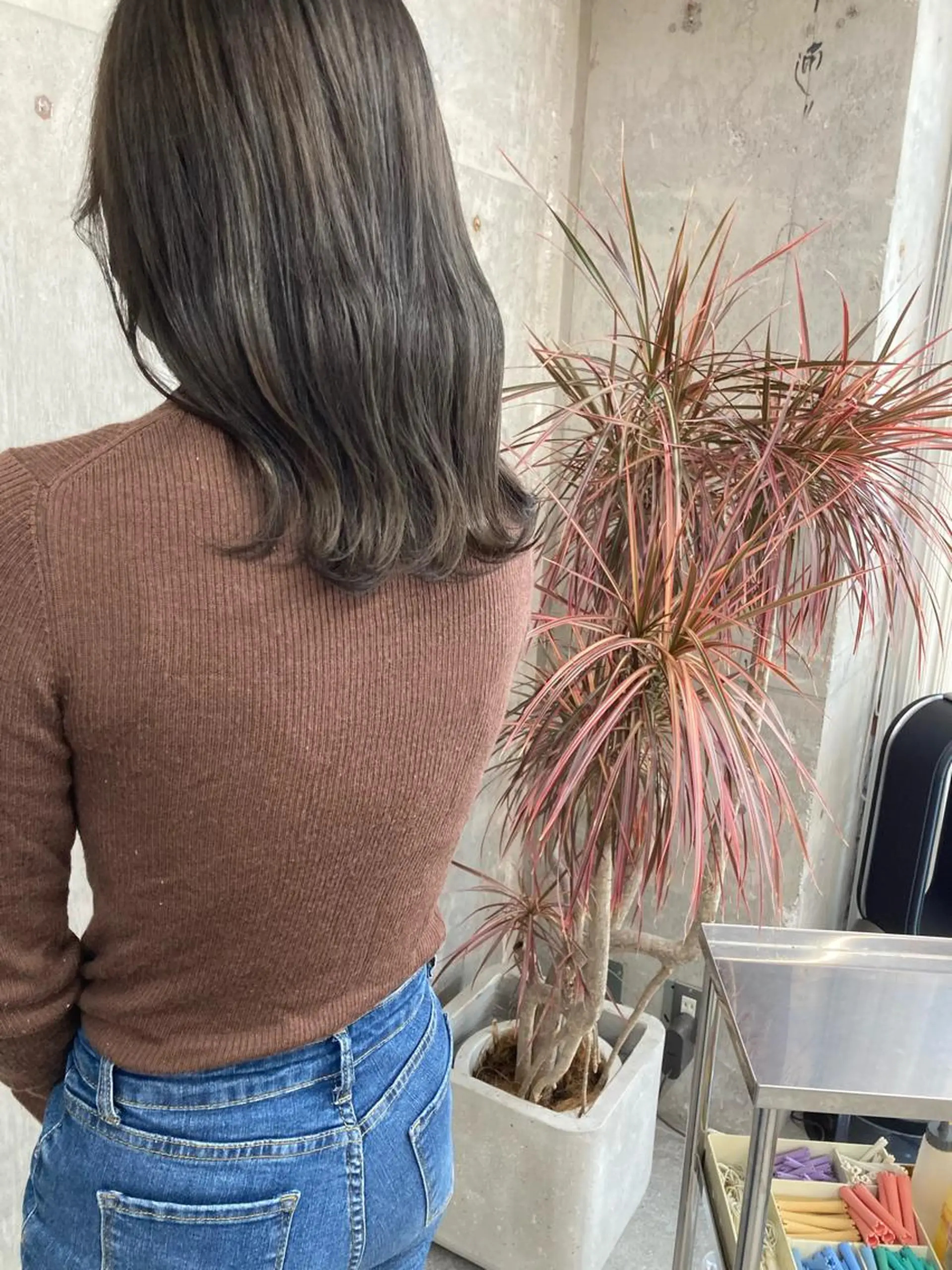 セミロング カラー ブリーチ 小木曽智美 /ボブ/ショートのヘアスタイル