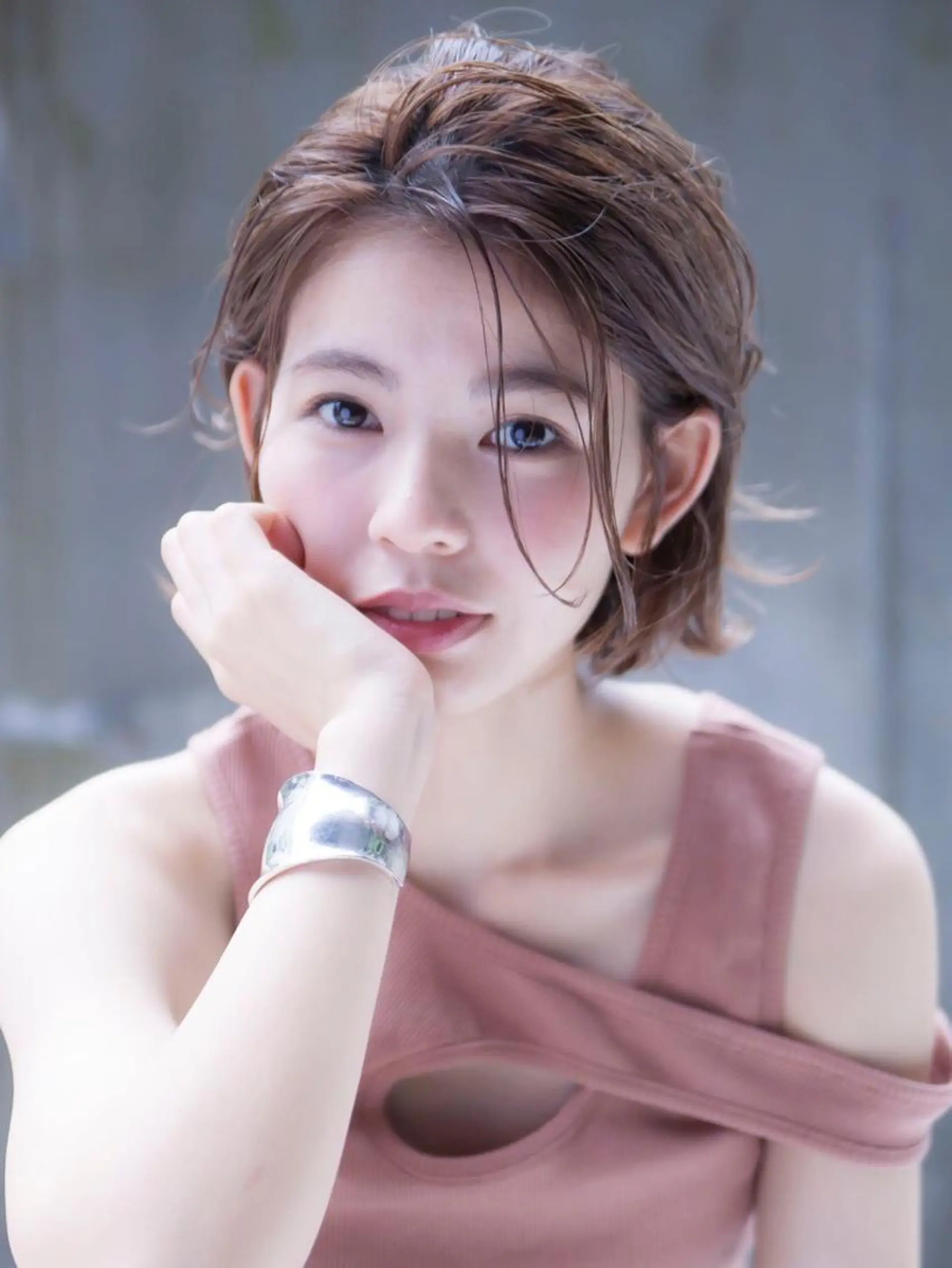 ミディアム 山口 竣也のヘアスタイル