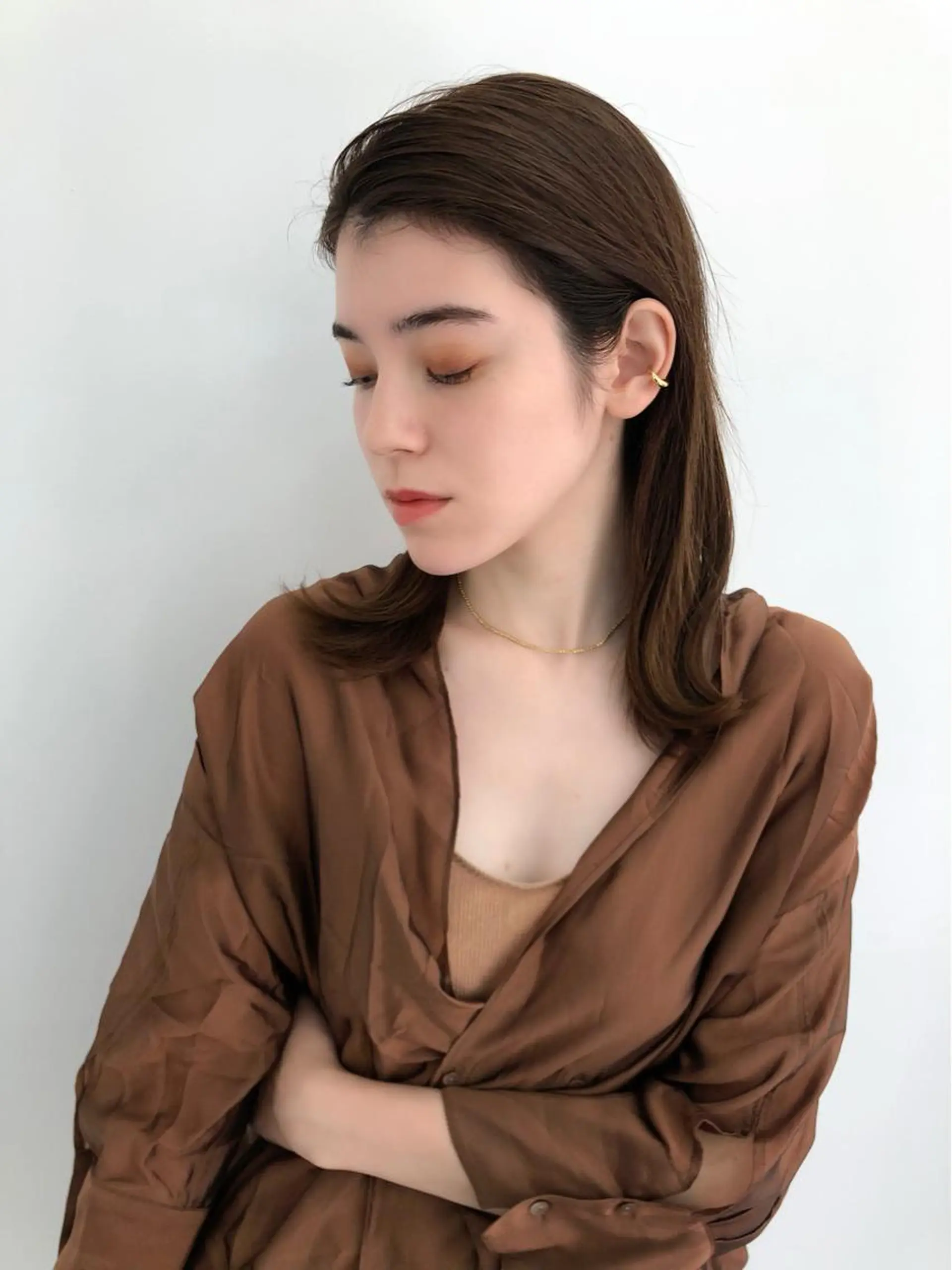 ミディアム カラー 💖美髪改善💖 辻未侑のヘアスタイル