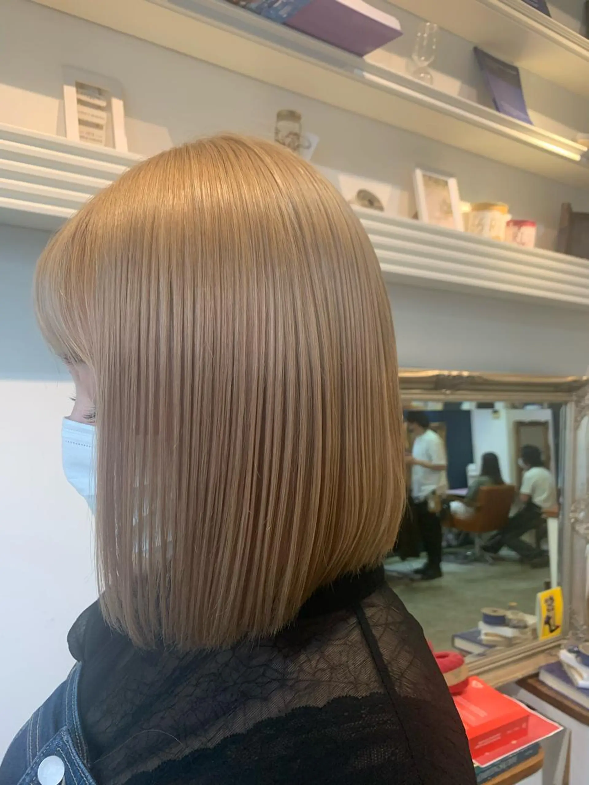 ショート カラー トリートメント トリートメント ヘアセット 金子 廉のヘアスタイル