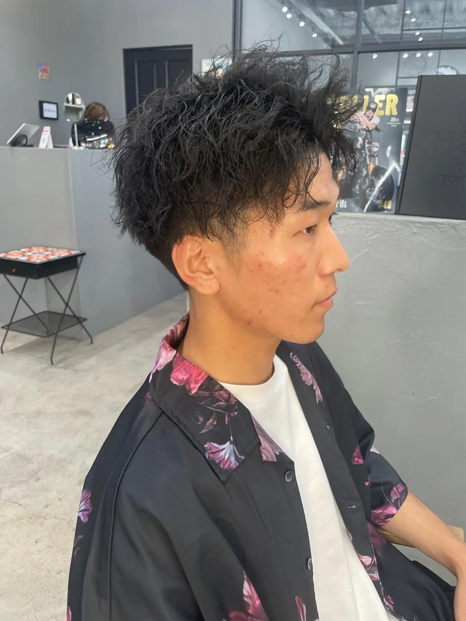 パーマ メンズ カット パーマ メンズ専門サロン wokeのヘアスタイル
