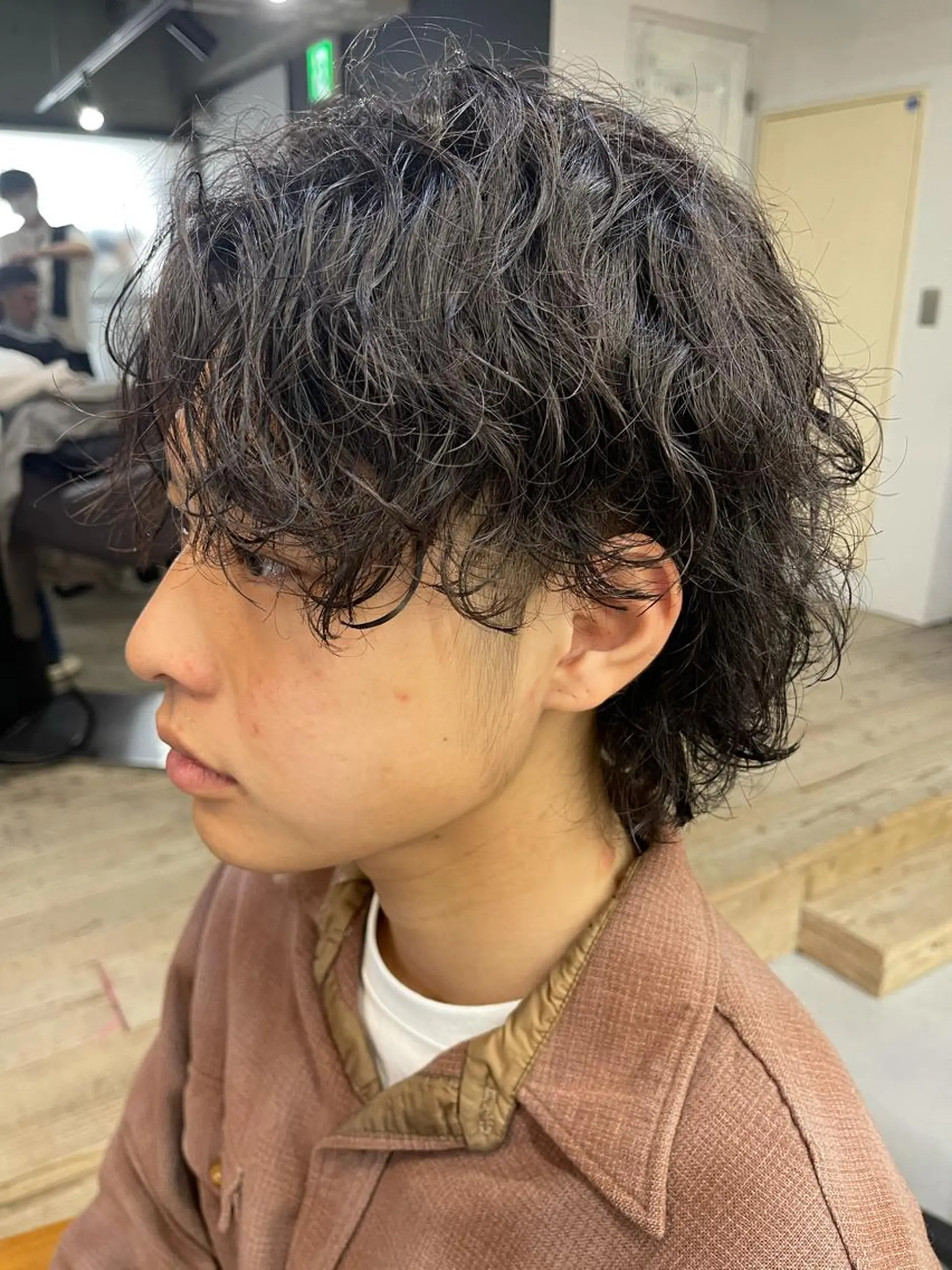 パーマ メンズ カット パーマ 森本裕/オーナー/ スパイラルパーマのヘアスタイル