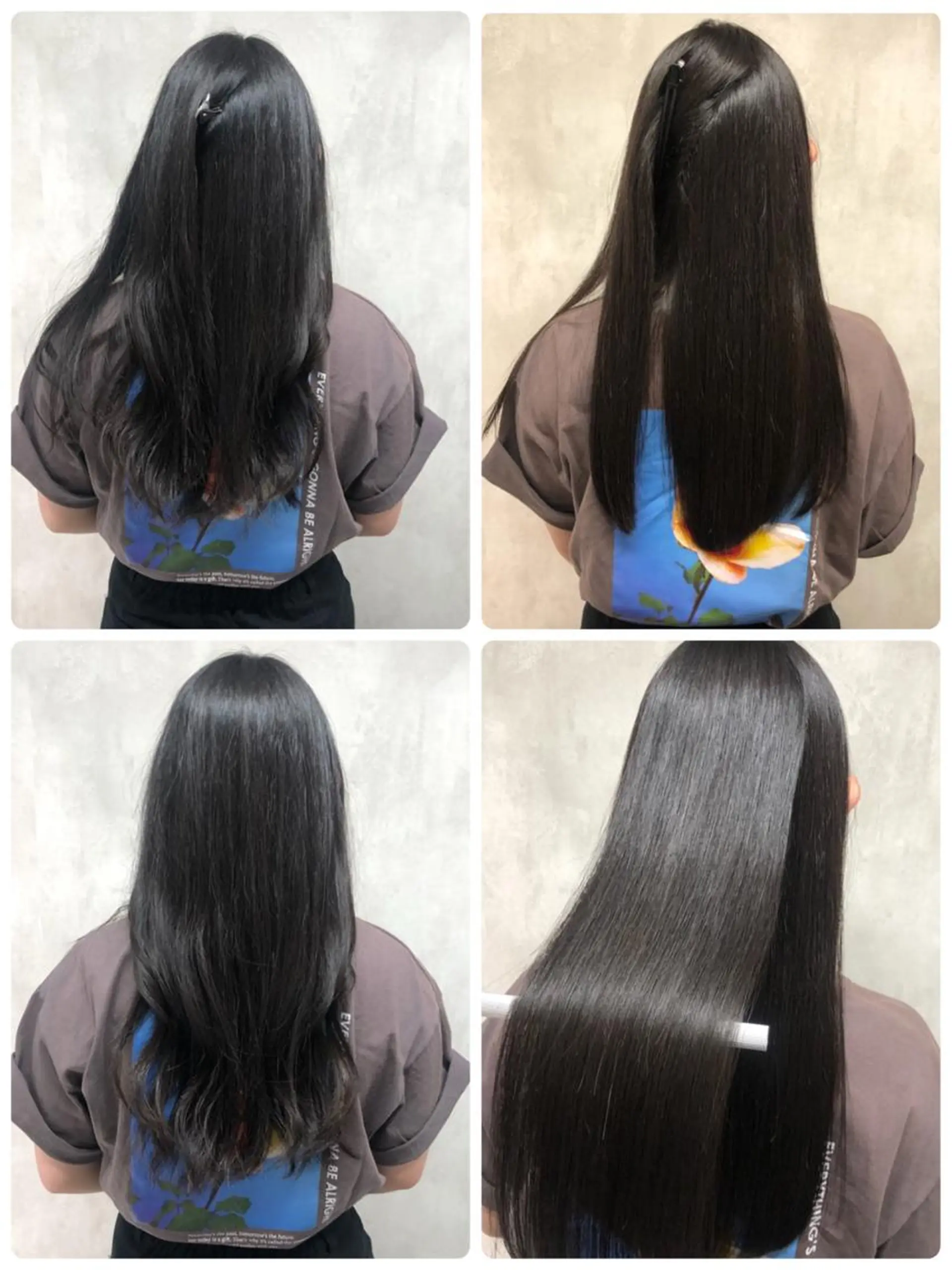 ロング カット 縮毛矯正 トリートメント 満足度⭕️縮毛矯正師 谷口にお任せを👍のヘアスタイル