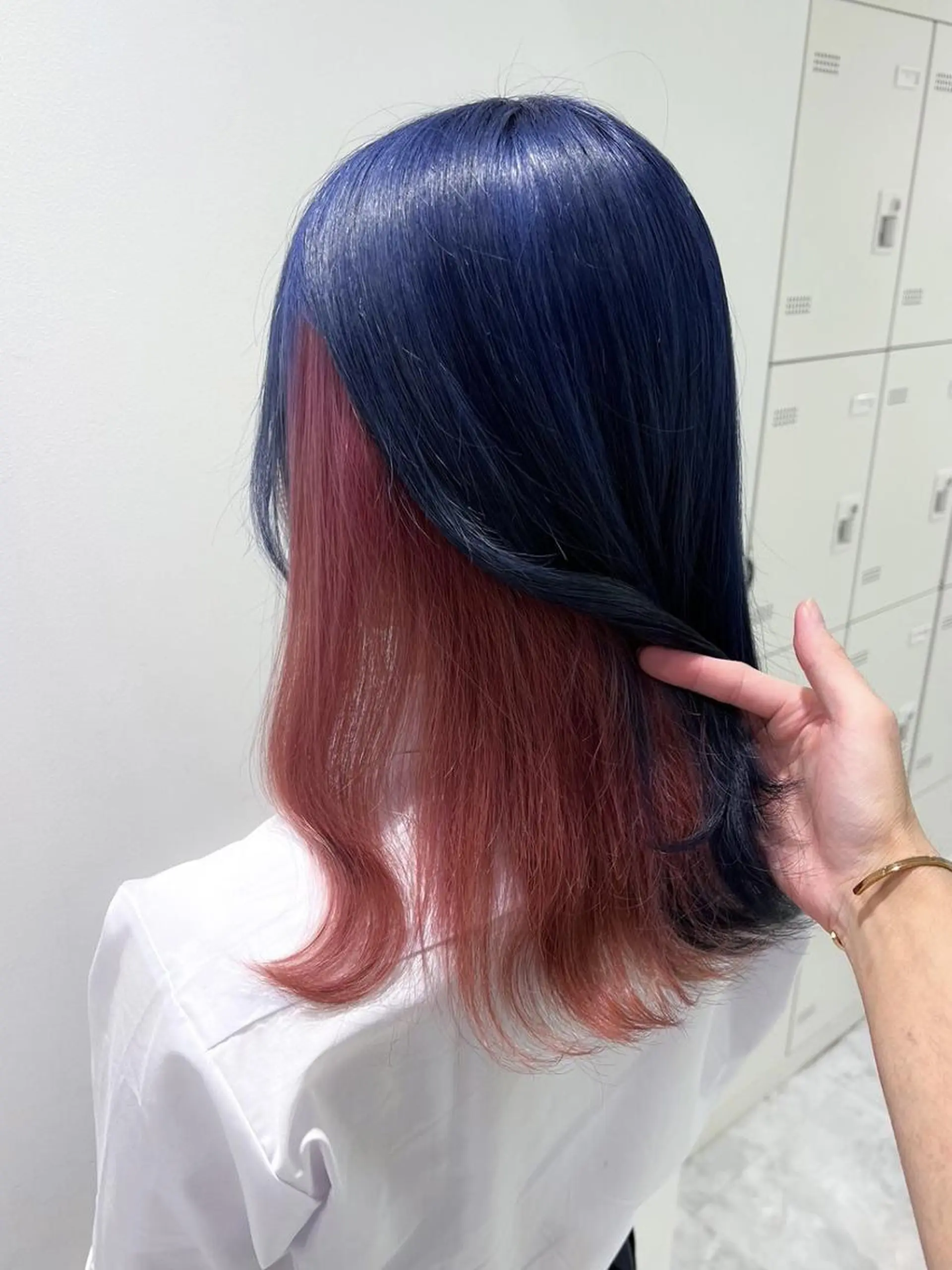 セミロング ヘアカラー トリートメント ヘアセット SALOWIN札幌大通店所属・‎🤍札幌ハイトーン 🤍シンゴのヘアスタイル