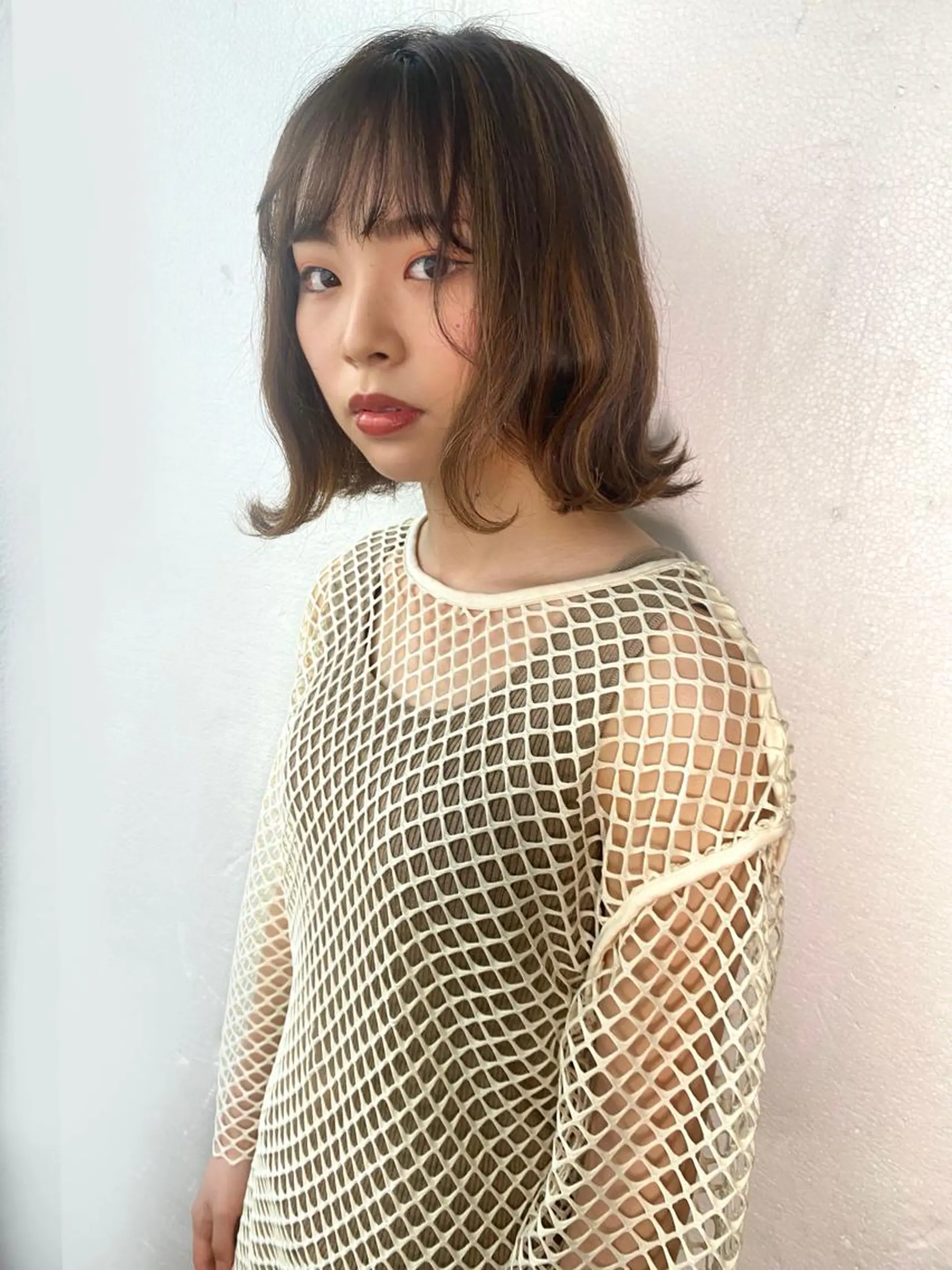 セミロング La fith hair lov.所属・Okamura Chisatoのヘアスタイル