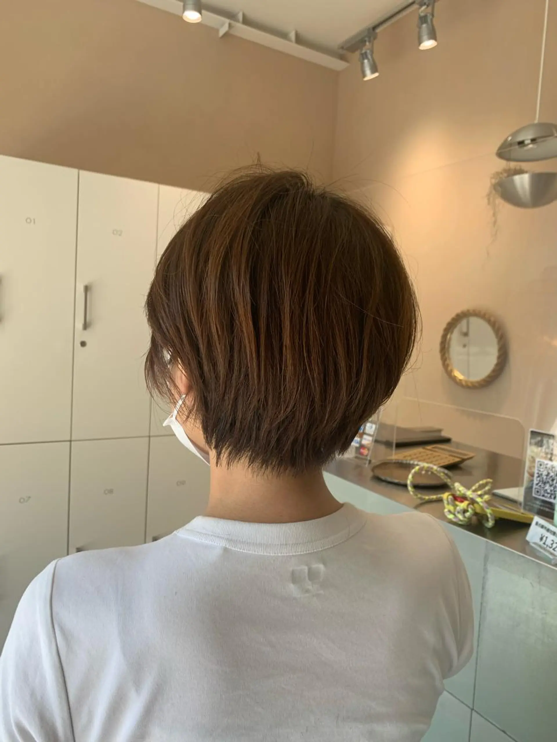 ショート GO TODAY  SHAIR SALON 梅田NU茶屋町店所属・田中成美/レイヤー カット/透明感カラーのヘアスタイル
