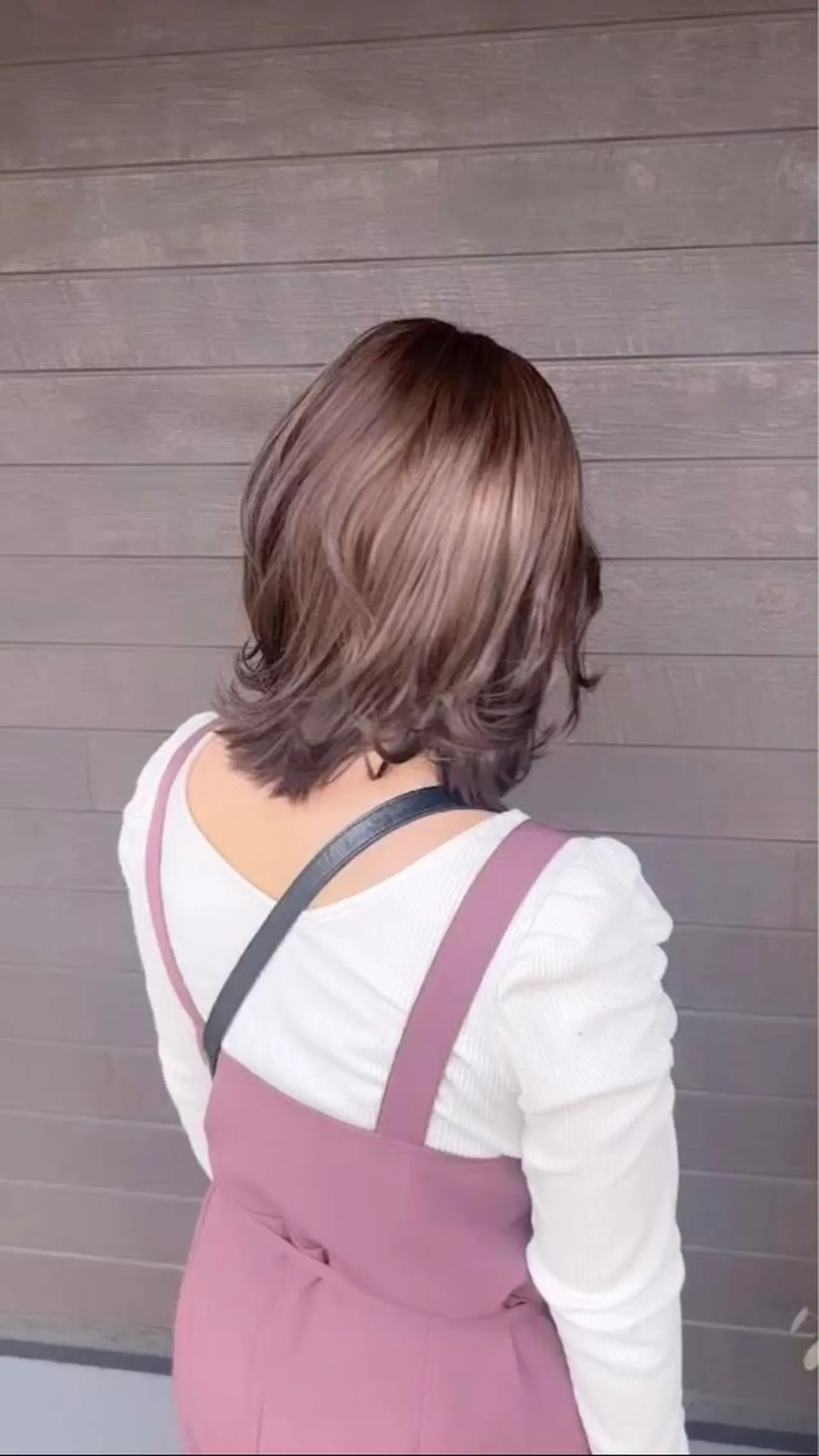 ミディアム 太白区白髪ぼかし/ ボブカット/千葉達人のヘアスタイル