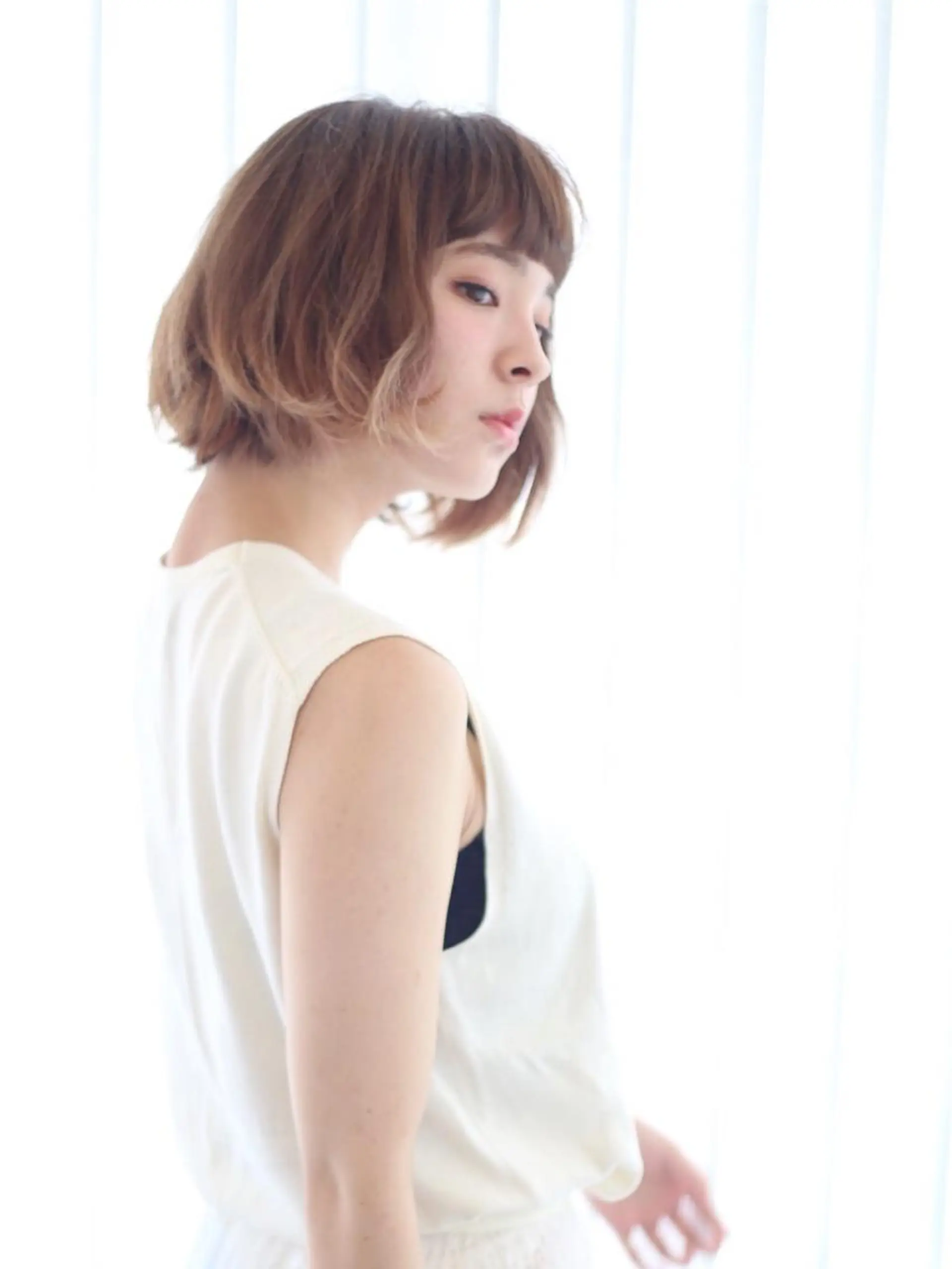 ショート ミディアム セミロング ロング カラー パーマ ヘアアレンジ キッズ ネイル まつエク ショート・ボブ💫 シブヤトモヒロのヘアスタイル