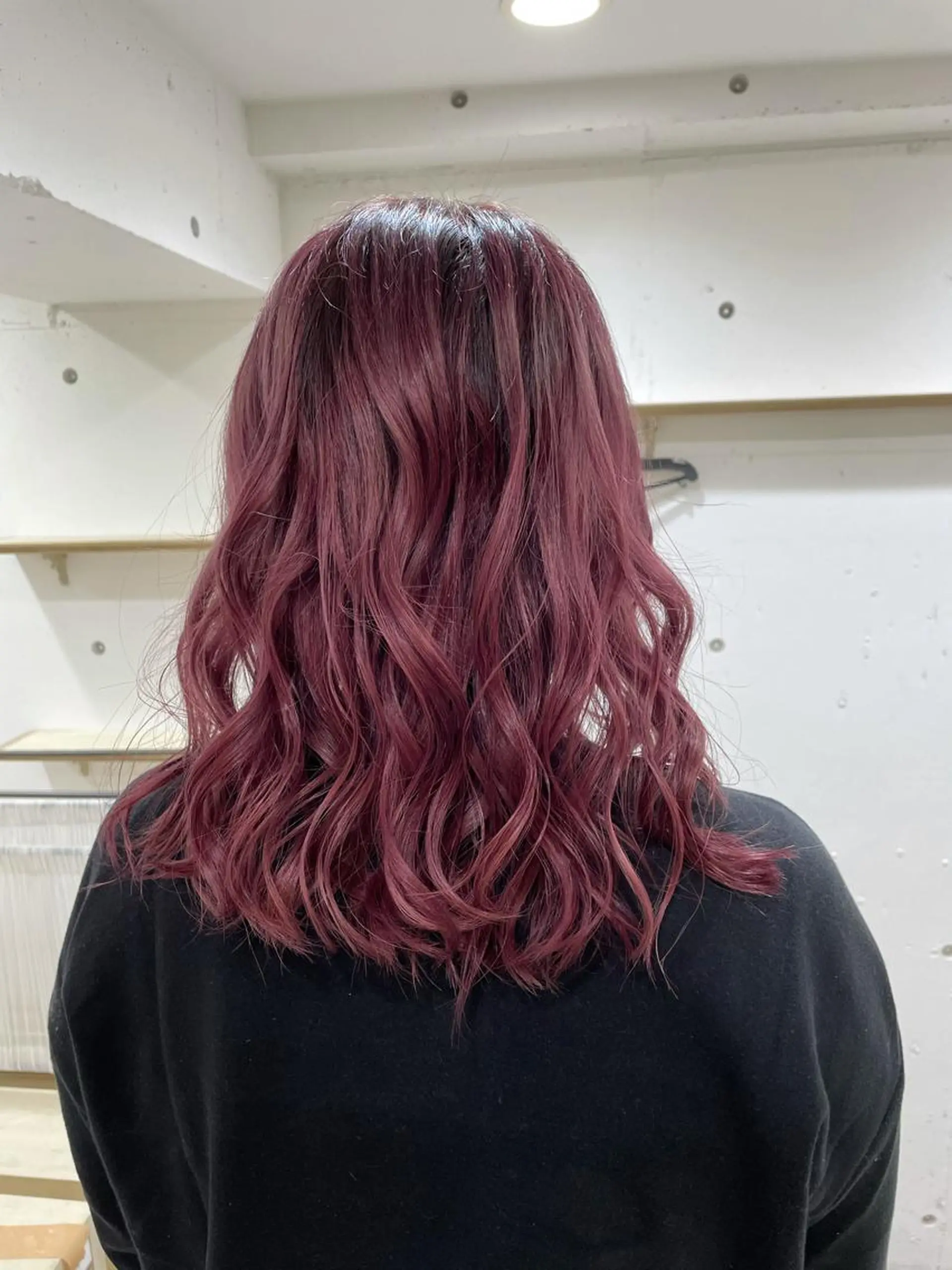 ロング カラー ヘアカラー カラーが上手い 辻悠月のヘアスタイル