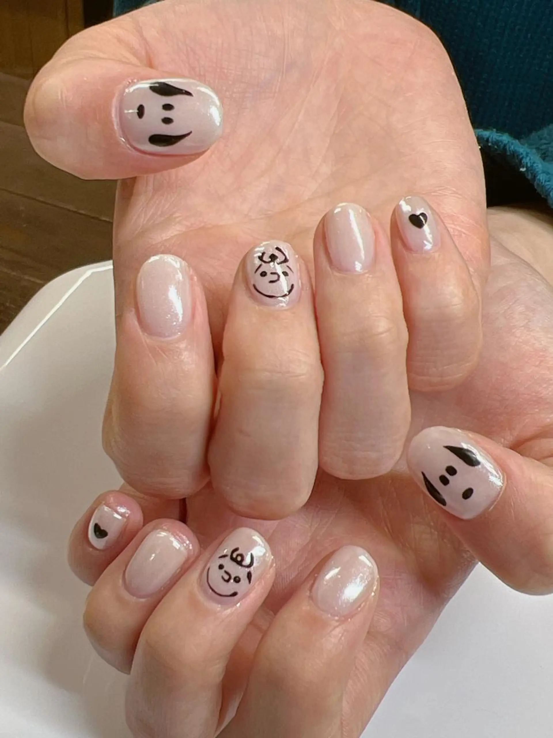 ネイル ジェルネイル ワンカラーネイル パラジェル ホワイト Maki modepopのその他イメージ