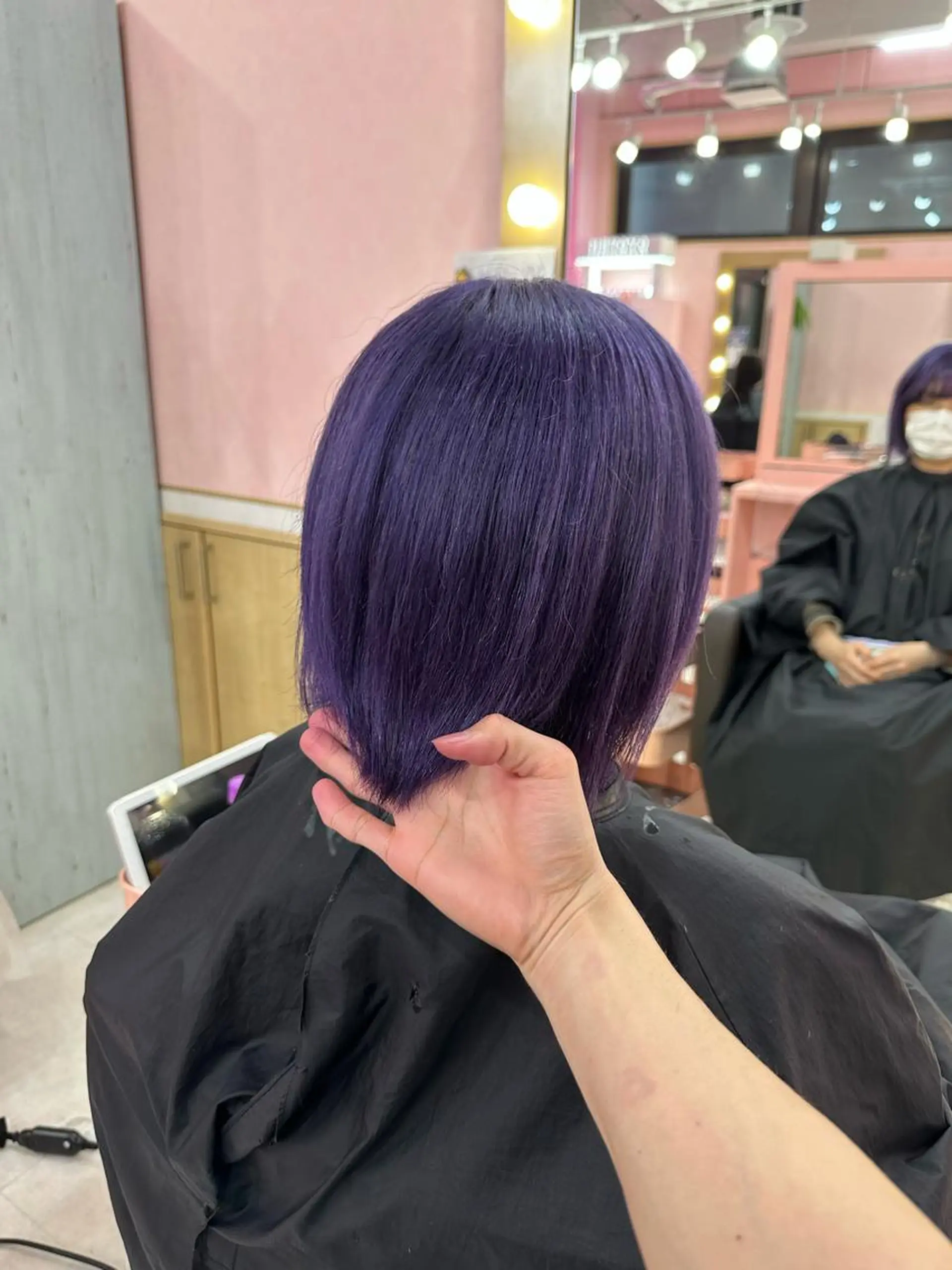 ロング カラー ブルーカラー ブルーラベンダー ラベンダーカラー 🪞ダメージレス艶 🪞れいのヘアスタイル