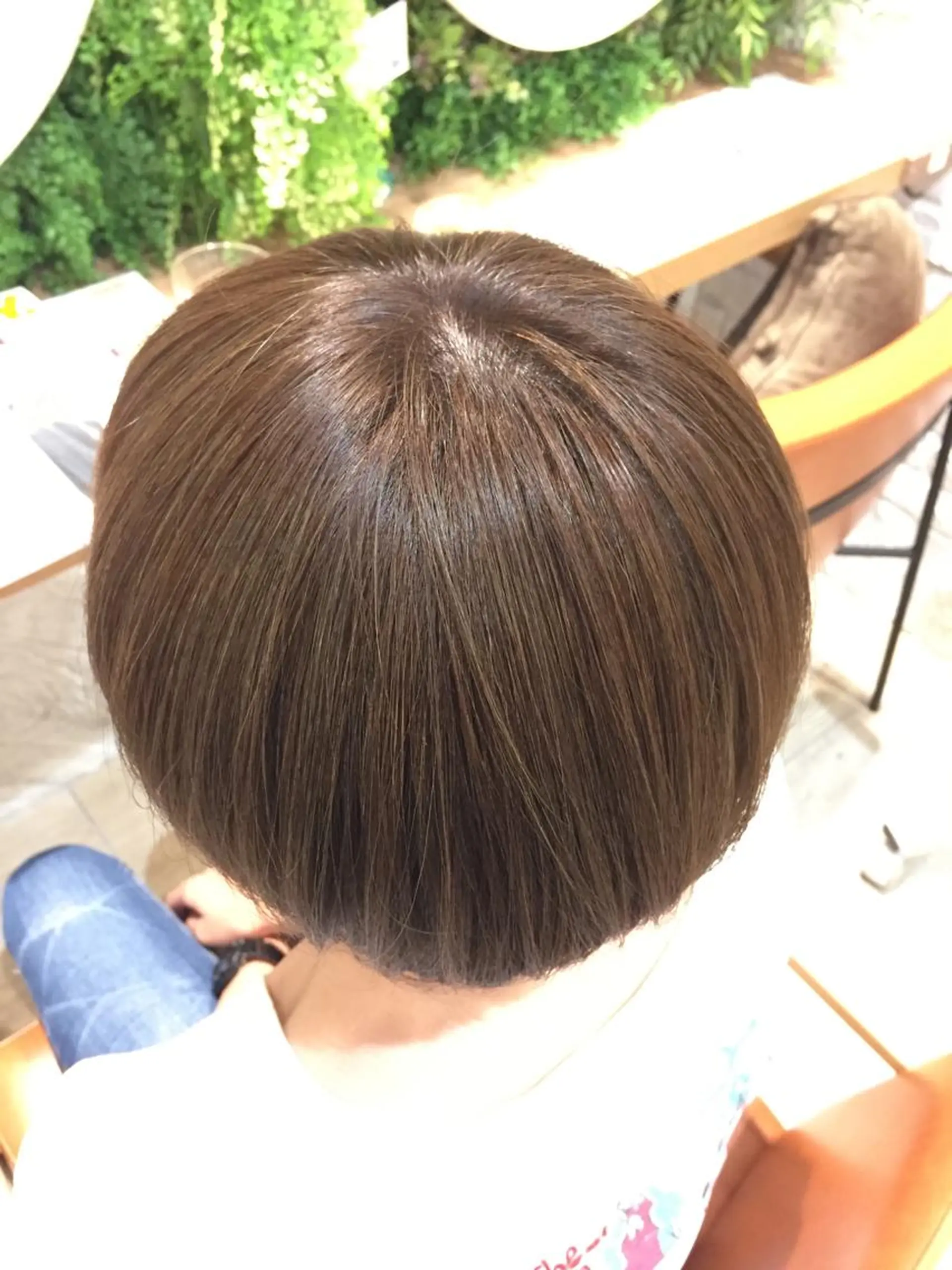 ショート カラー 透明感カラー ハイライトカラー ハイライト 吉岡 三四朗のヘアスタイル