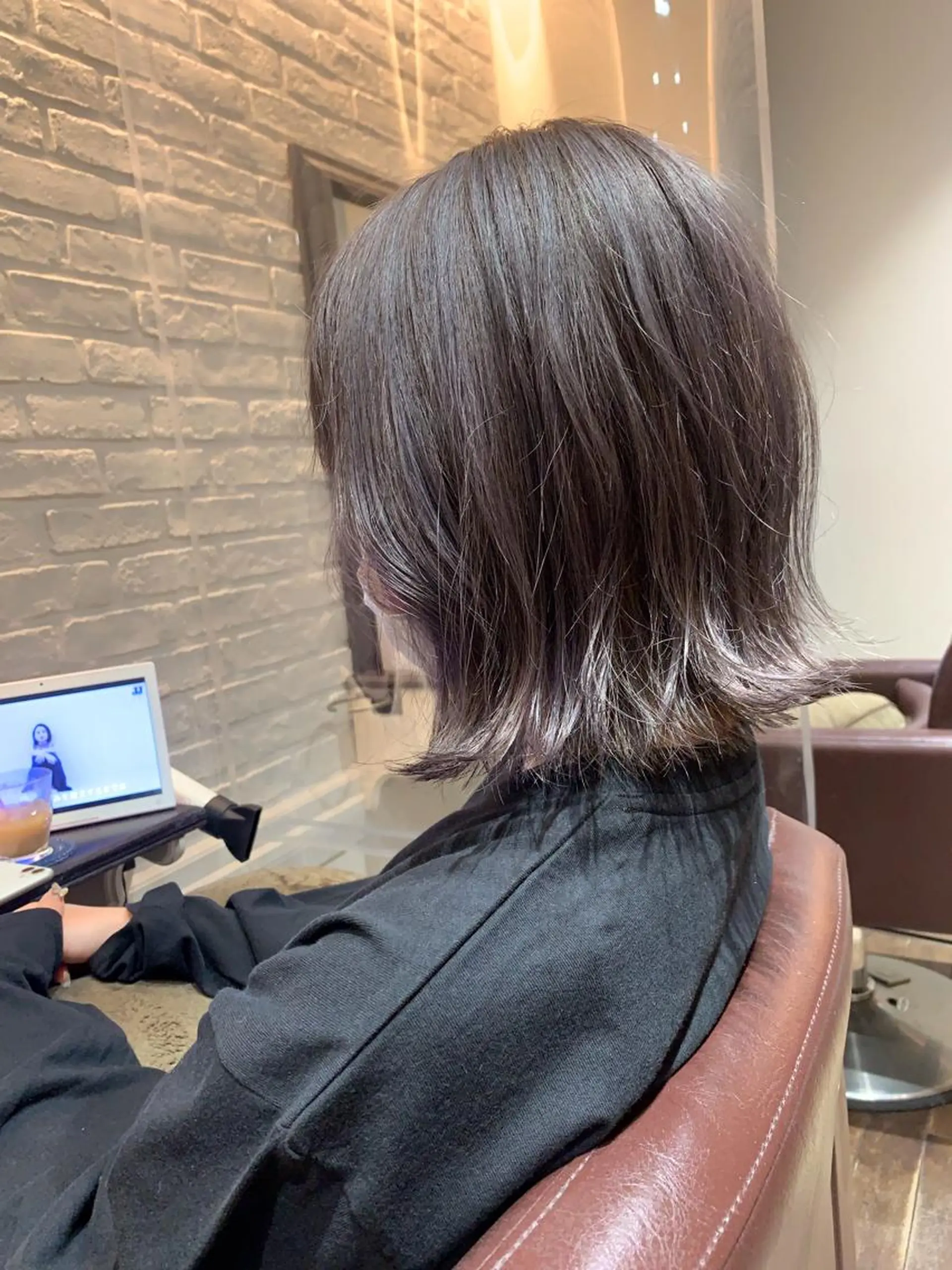 ショート カラー カット ヘアカラー トリートメント tasty priv ate gardenのヘアスタイル