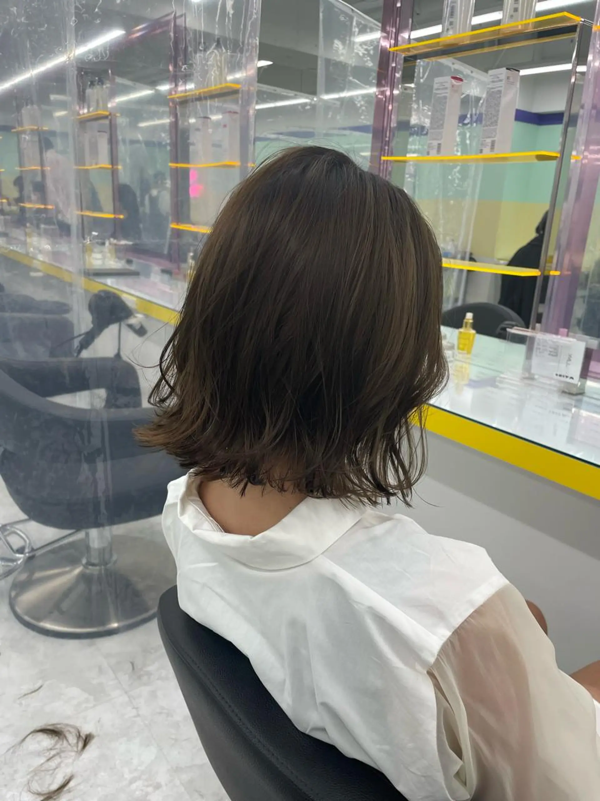 ショート カラー パーマ ヘアアレンジ メンズ ヘアカラー トリートメント ヘッドスパ ヘアセット 💜寒色特化 門脇誠弥💜のヘアスタイル