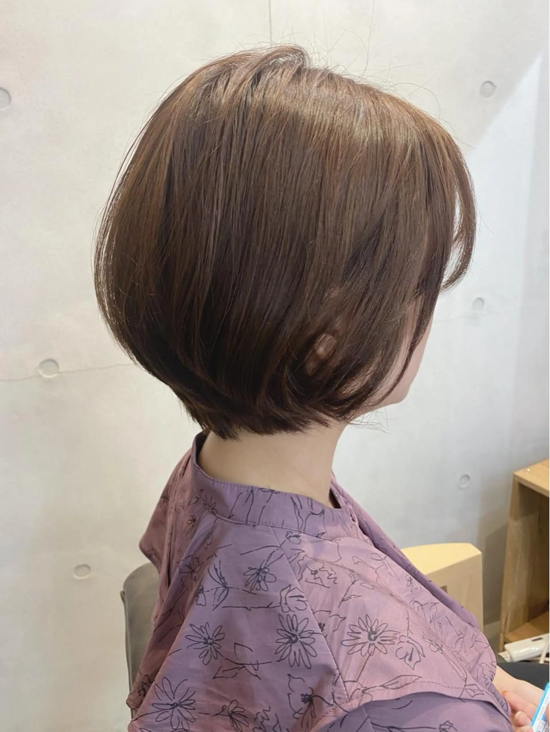 ショート カラー ボブ ショートヘア conne& ririのヘアスタイル