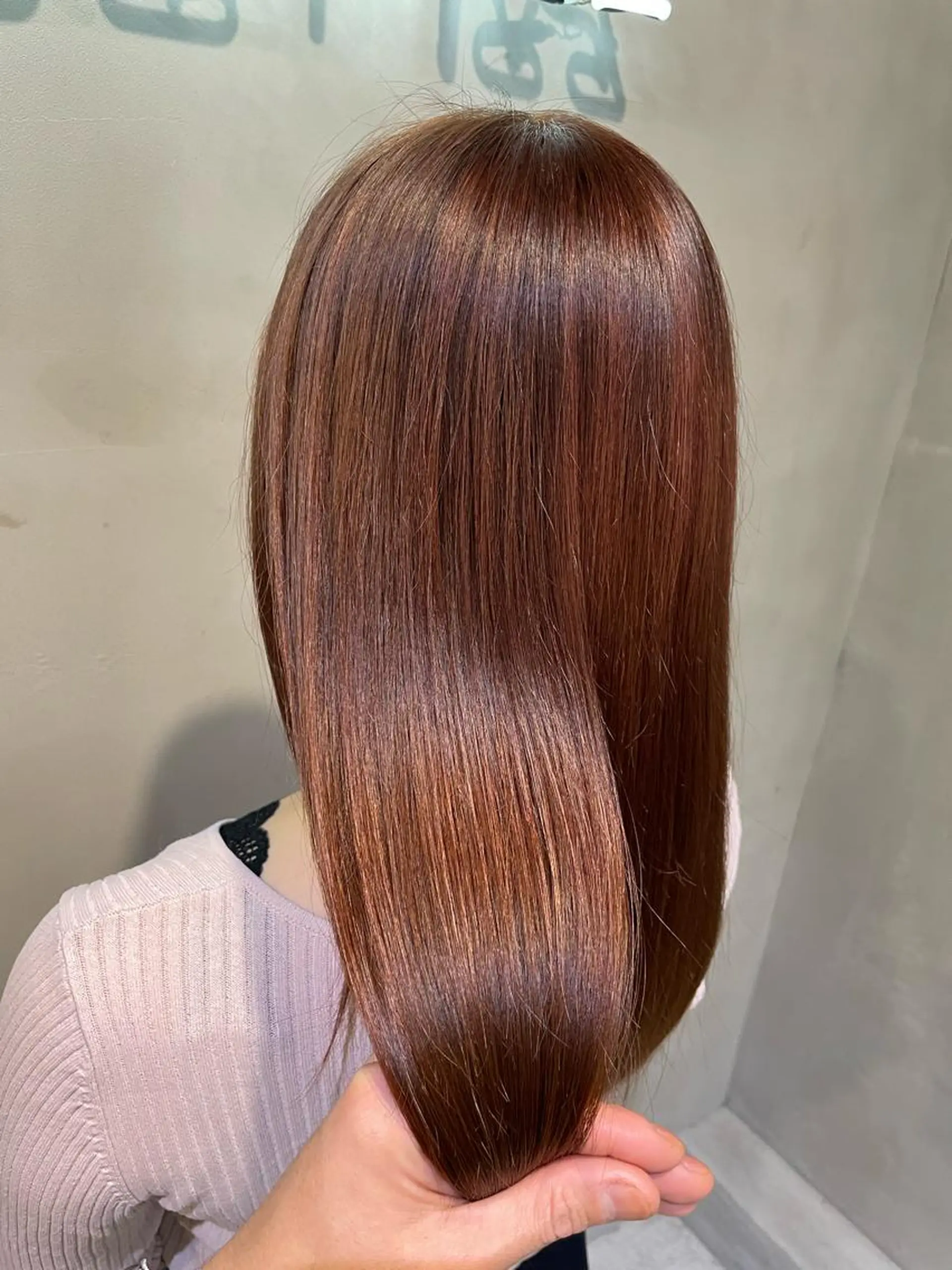 セミロング ピンクブラウン ハイライト 🏆感動をお約束🏆 🥇SHO🎖のヘアスタイル