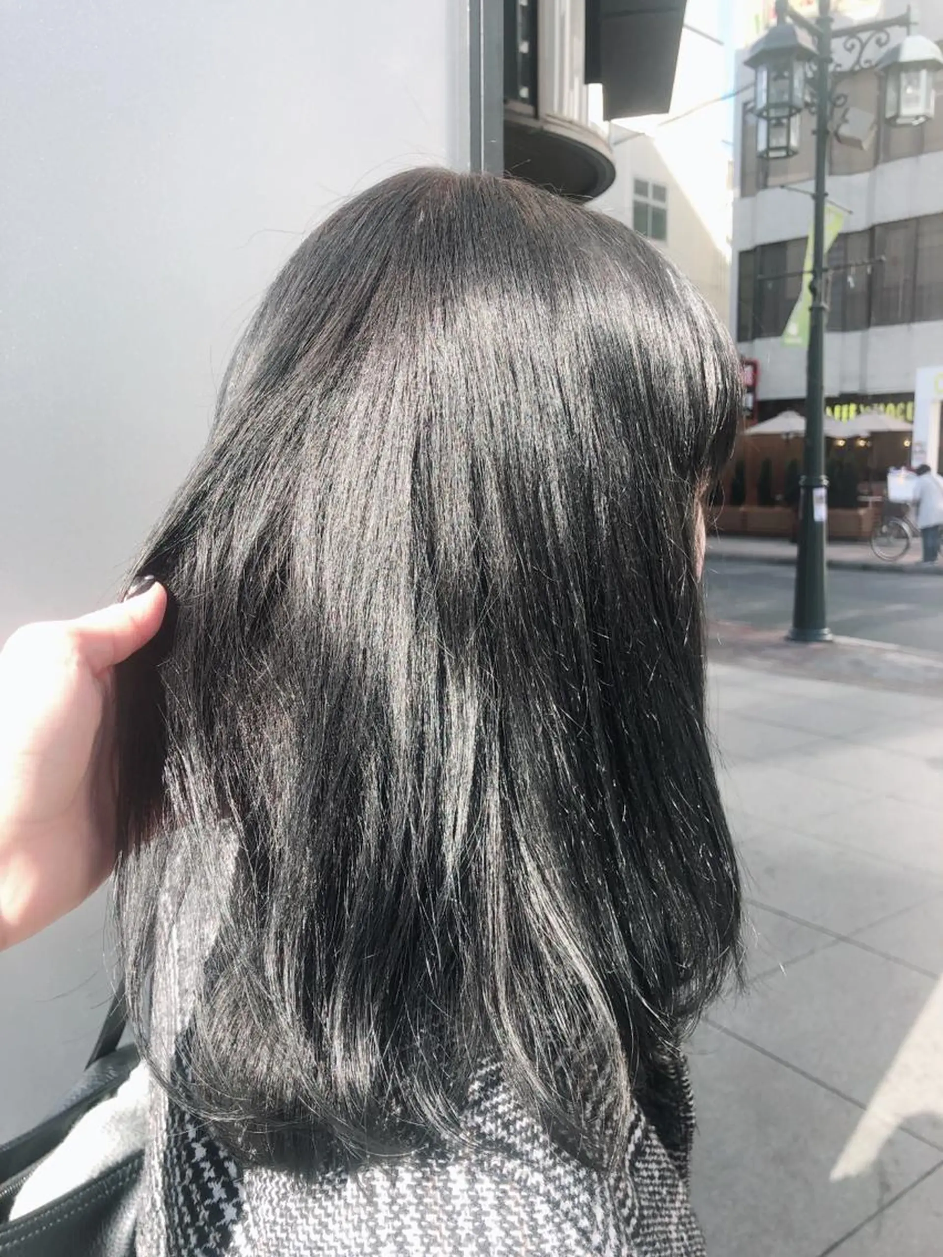 ミディアム カラー 🧸プルエクステ❤︎ ネイルKAO🧸のヘアスタイル