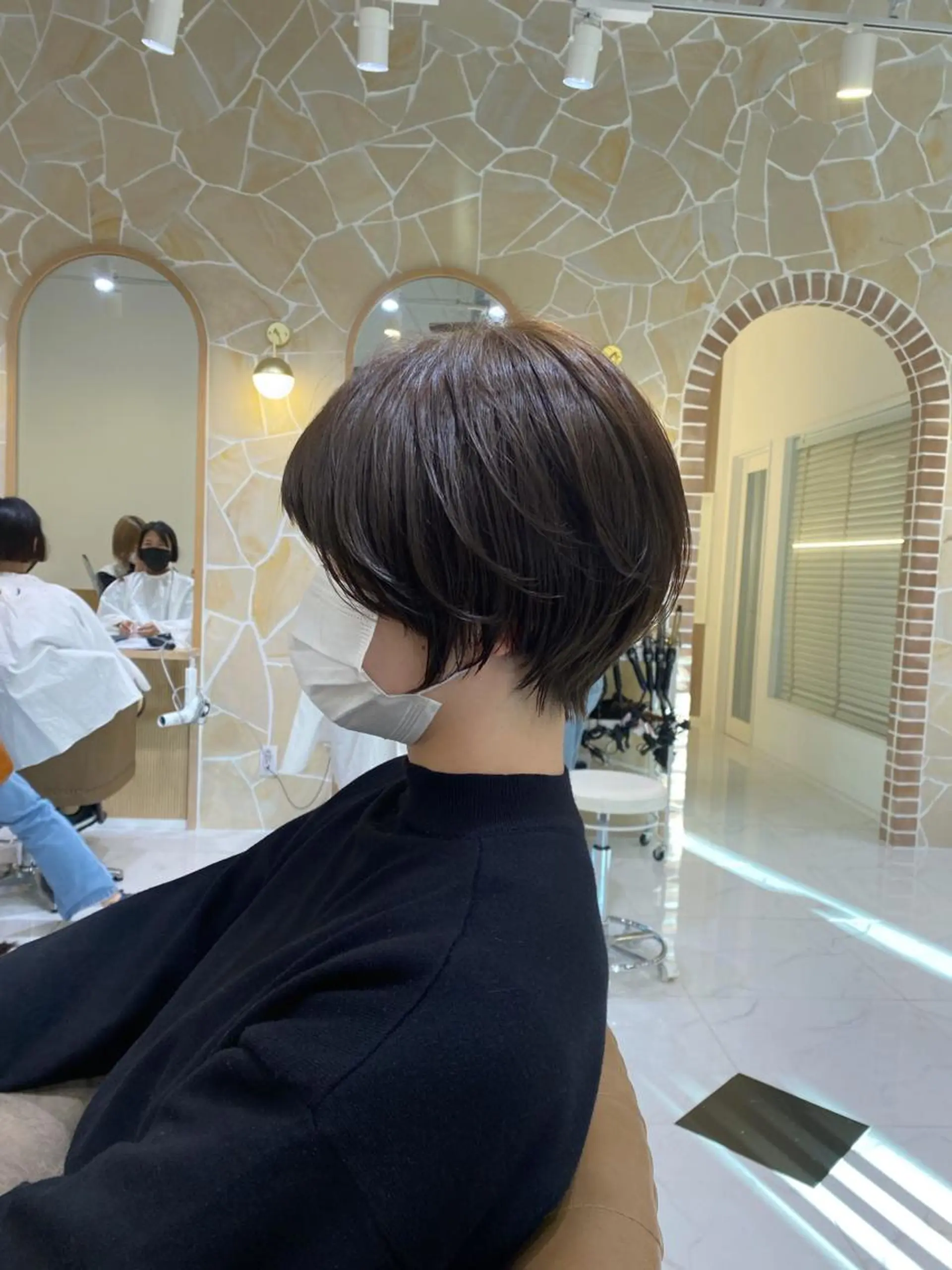 ショート 丸みショート ショートヘア 坂井 茅聖のヘアスタイル