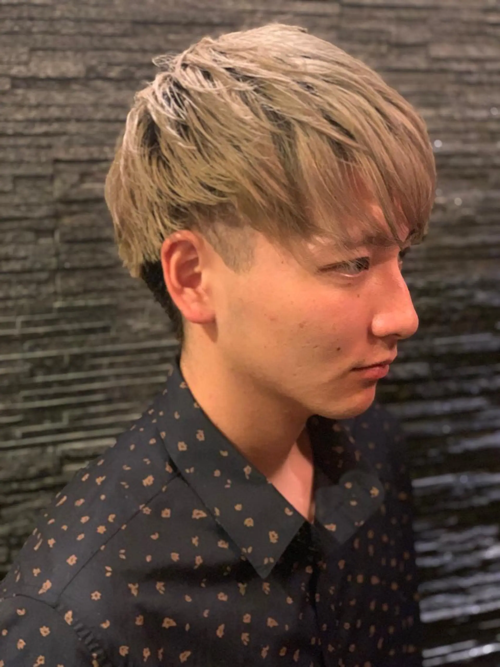 ミディアム メンズ HIRO GINZA barber shop福岡本店所属・ヤマダ リョウトのヘアスタイル