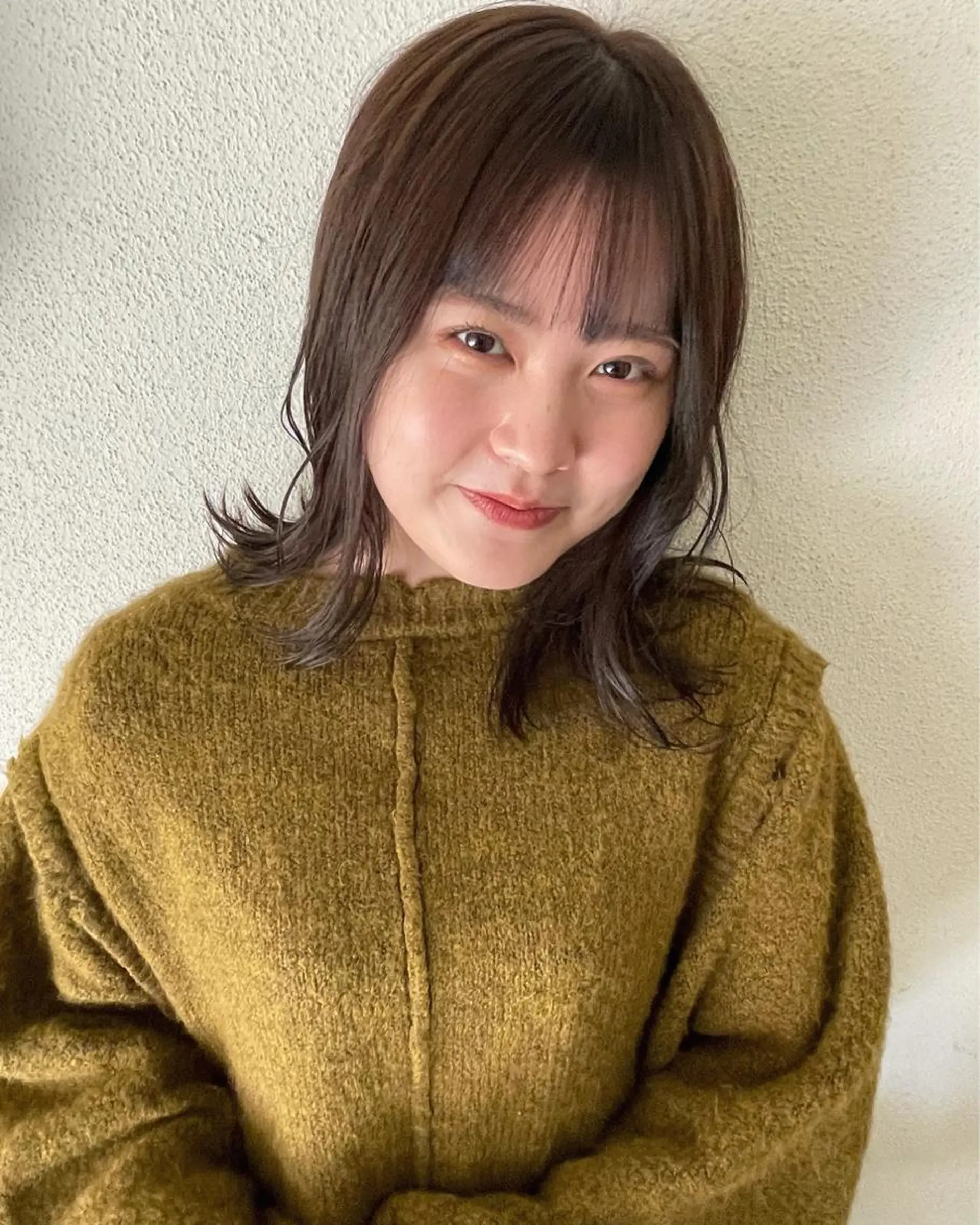 ミディアム カラー ヘアカラー CARICIA 白木 由里加のヘアスタイル