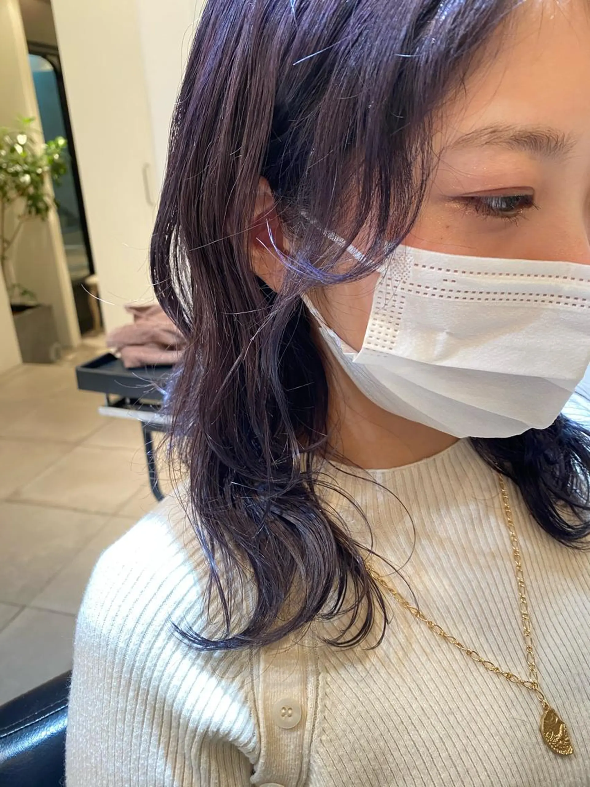 ミディアム カラー Tomoka🐶🌟 似合わせカット✂︎のヘアスタイル