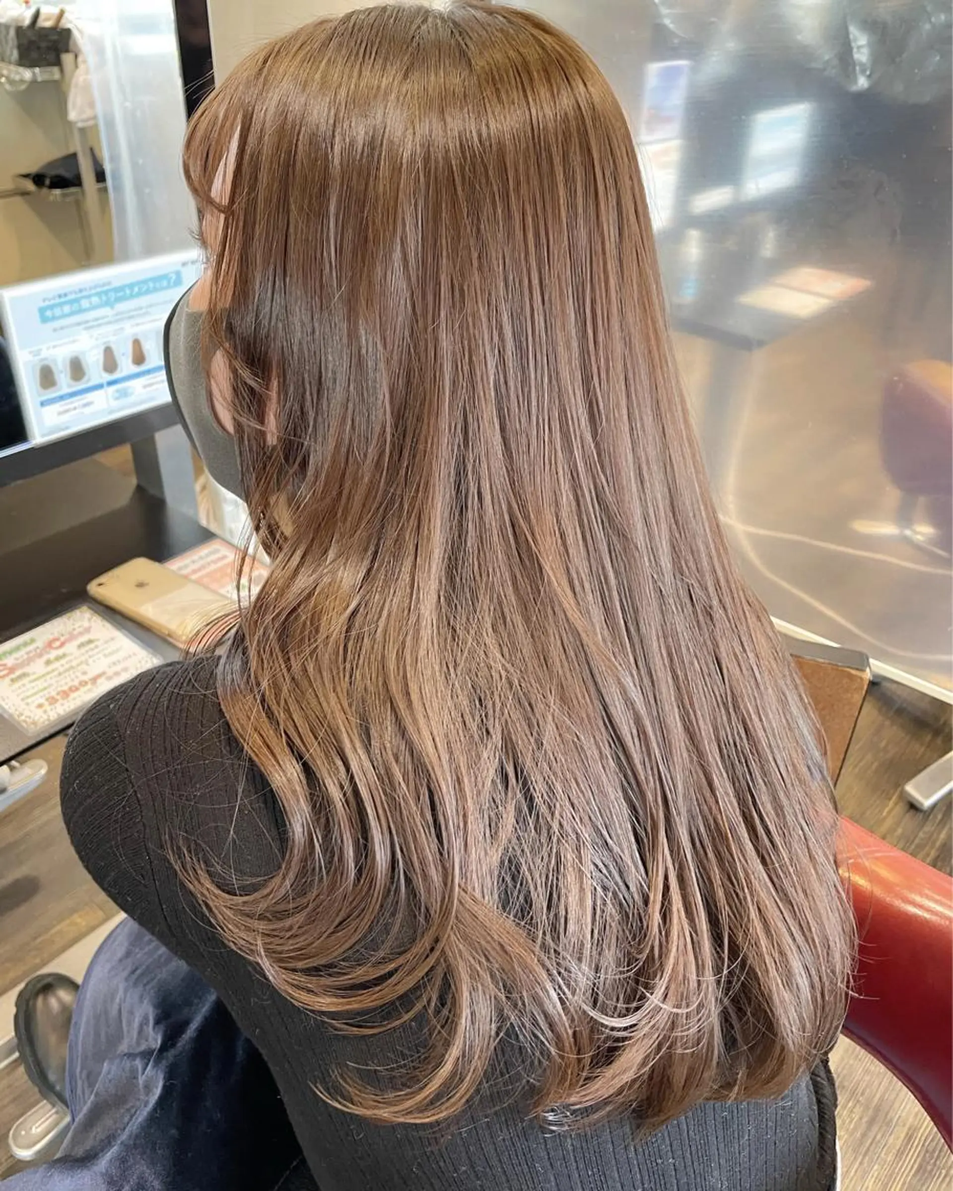 ロング カラー ヘアアレンジ カット ヘアカラー トリートメント 徳永 実沙のヘアスタイル