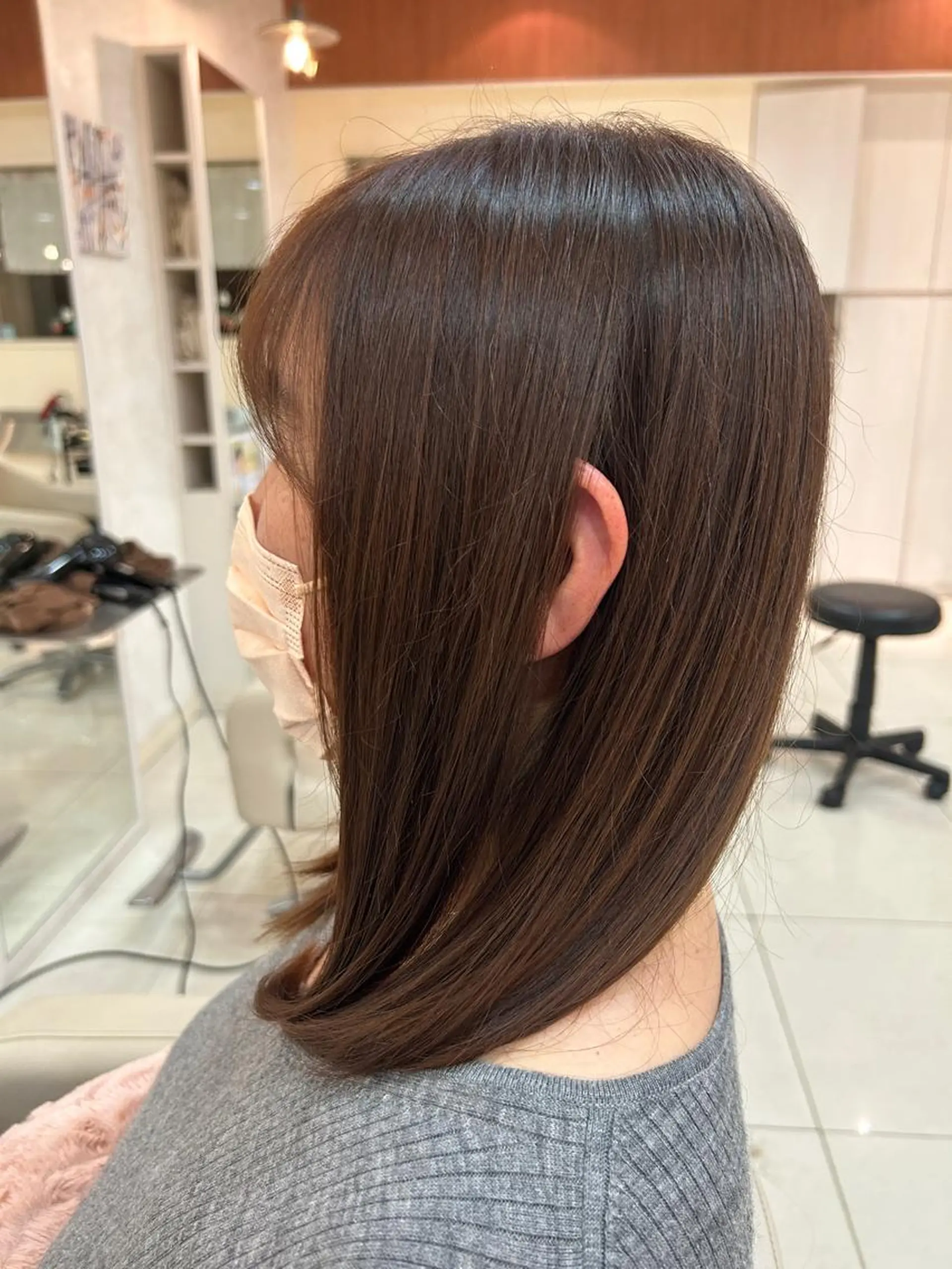 セミロング カット パーマ レイフィールド滝ノ水店所属・RayField かおるのヘアスタイル