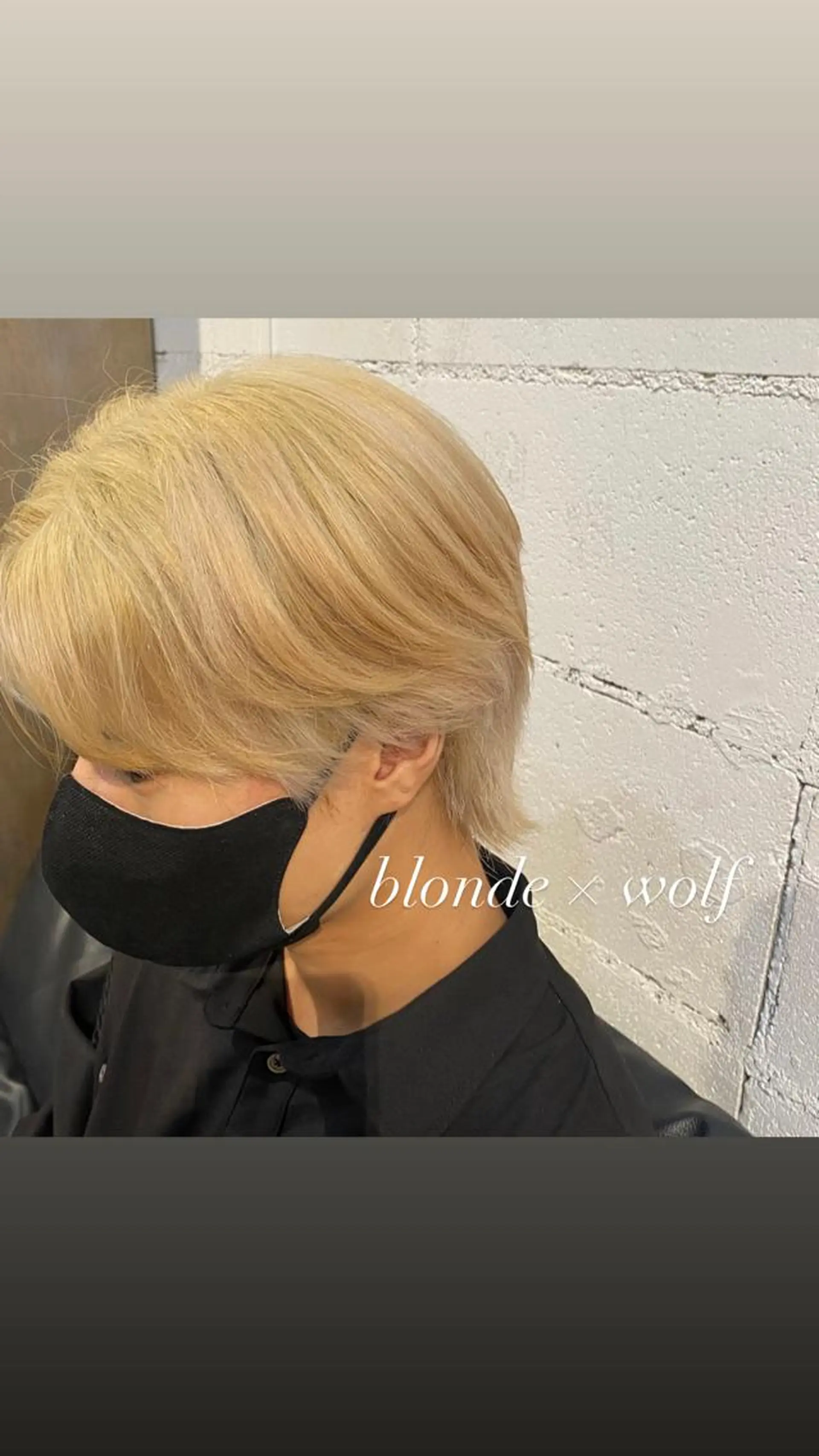 ショート カラー 抜きっぱなしブロンド ブロンド レイヤーカット ウルフカット ウルフレイヤー 【MARCIE】 miyabiのヘアスタイル